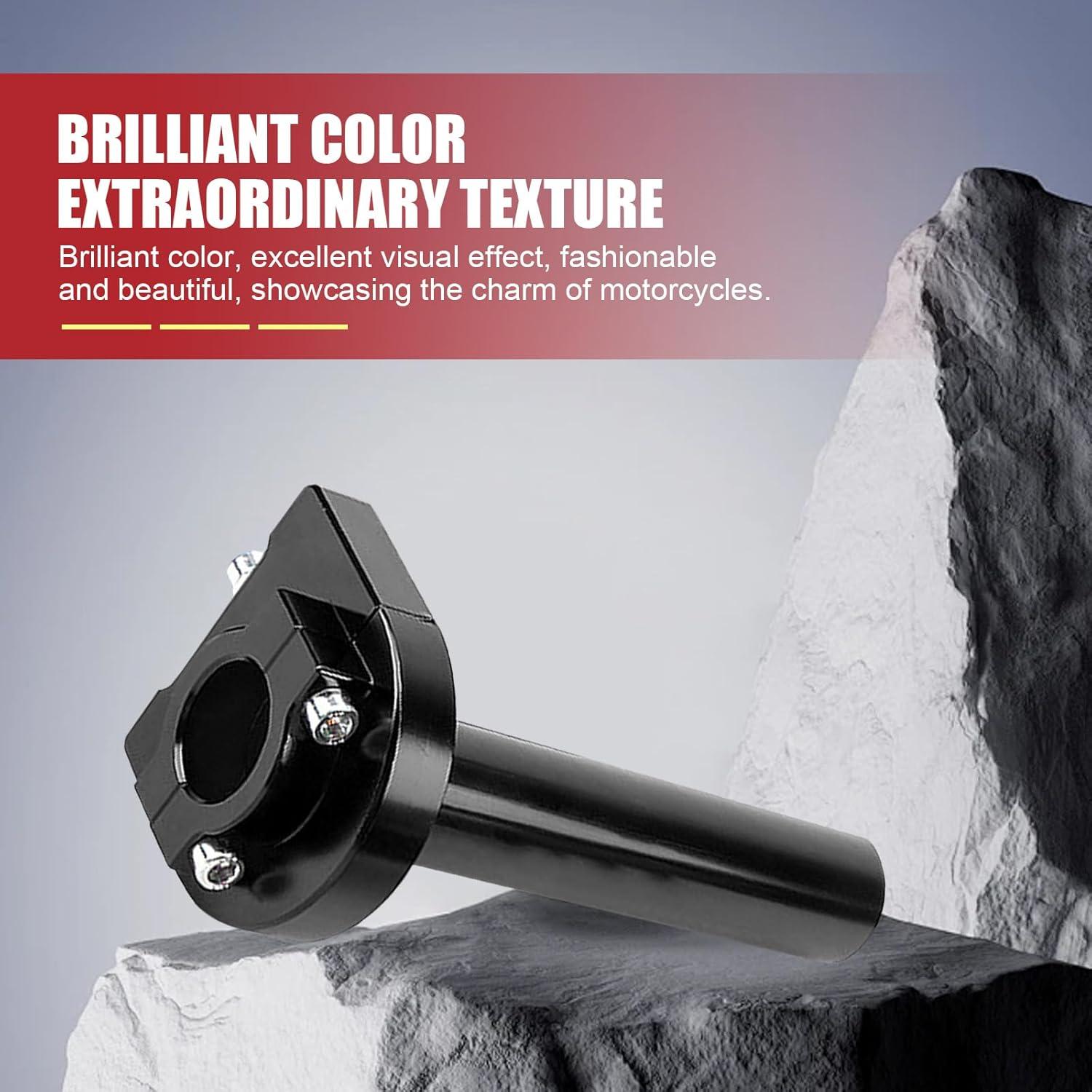 Agarre de Acelerador Motocicleta Nowkont 22 mm CNC Negro