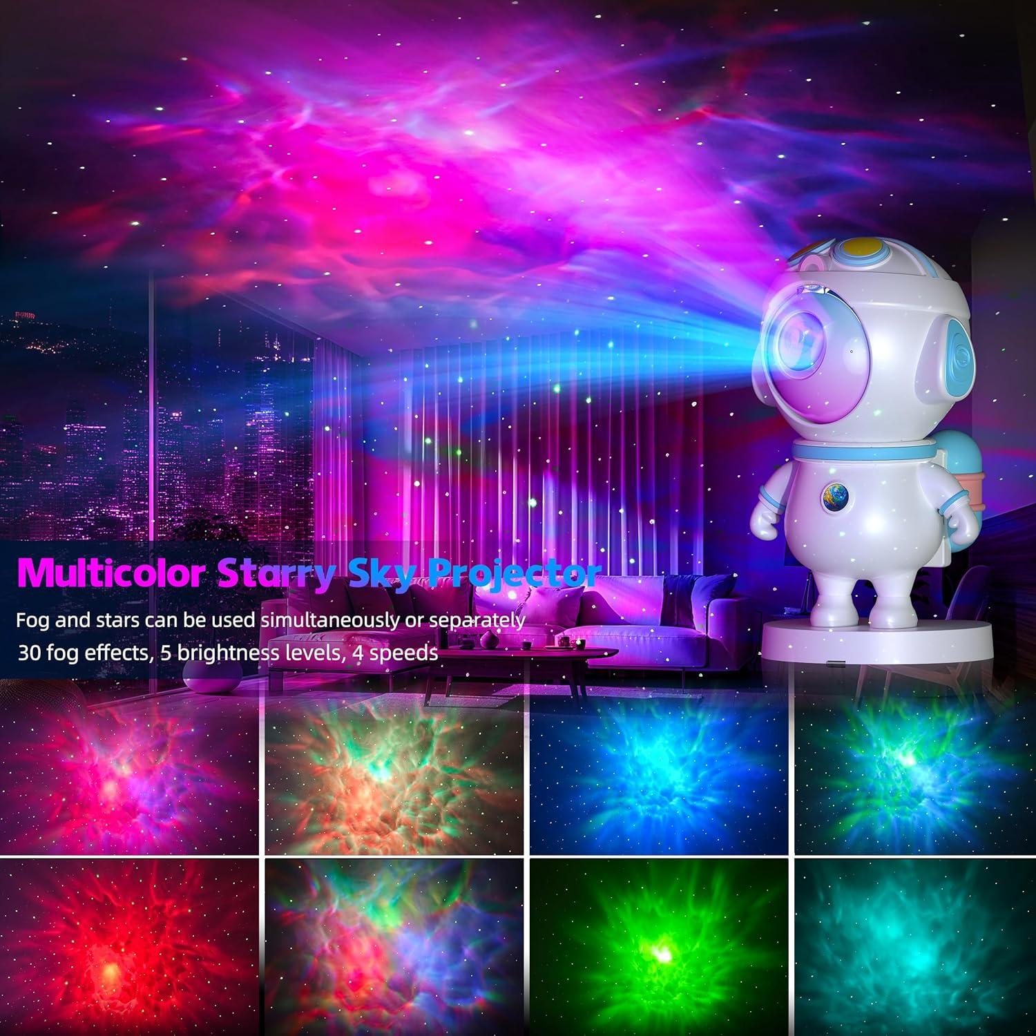 Proyector de Estrellas TANTUU Astronauta LED 9.9cm Azul