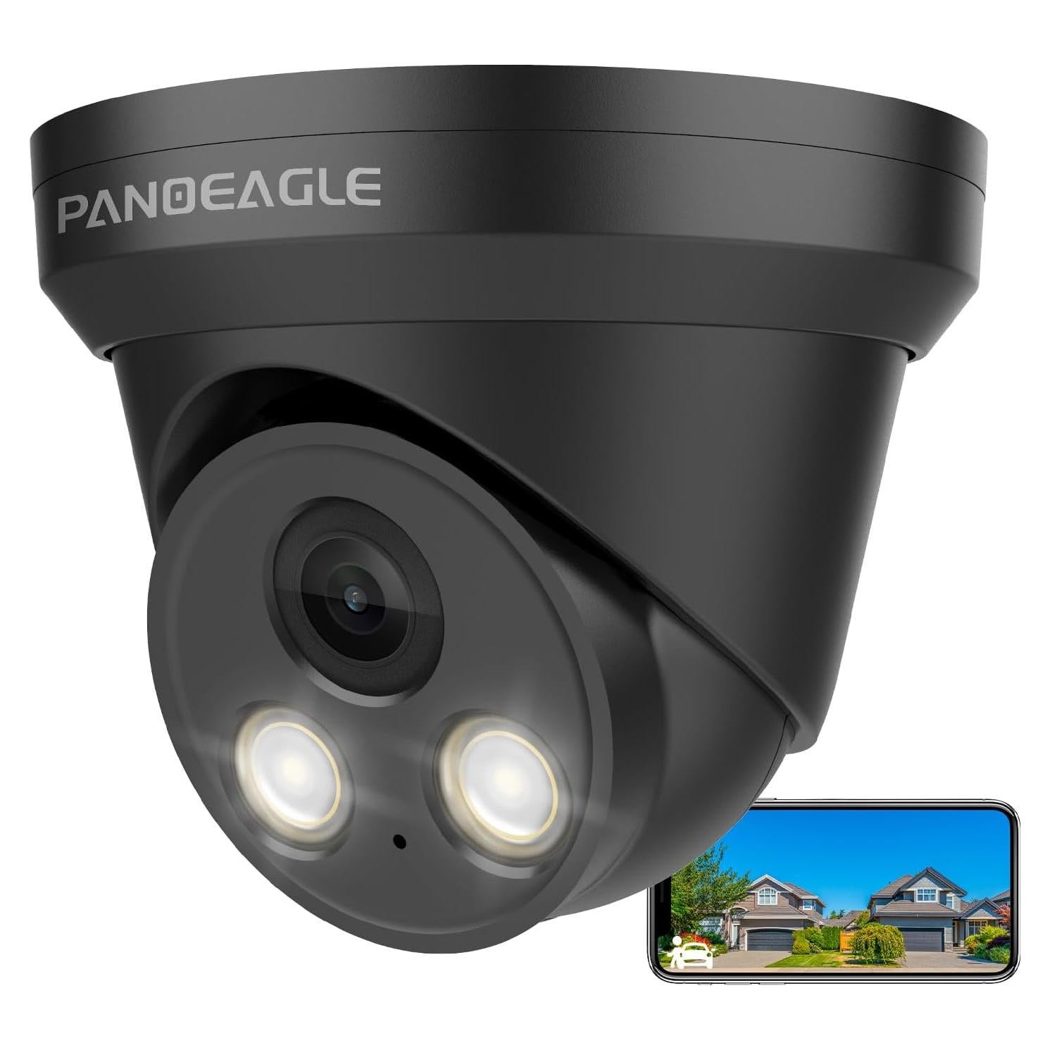 Cámara IP Turret Panoeagle 5MP Full Color con Micrófono