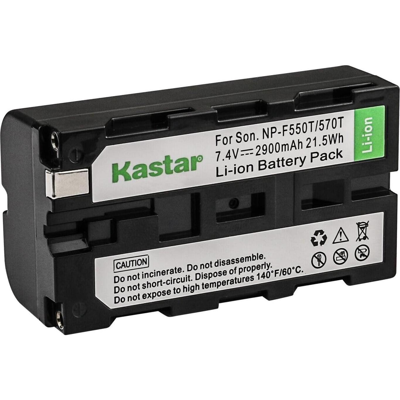 Batería Kastar NP-F570T USB-C 2900mAh para Slider de Cámara