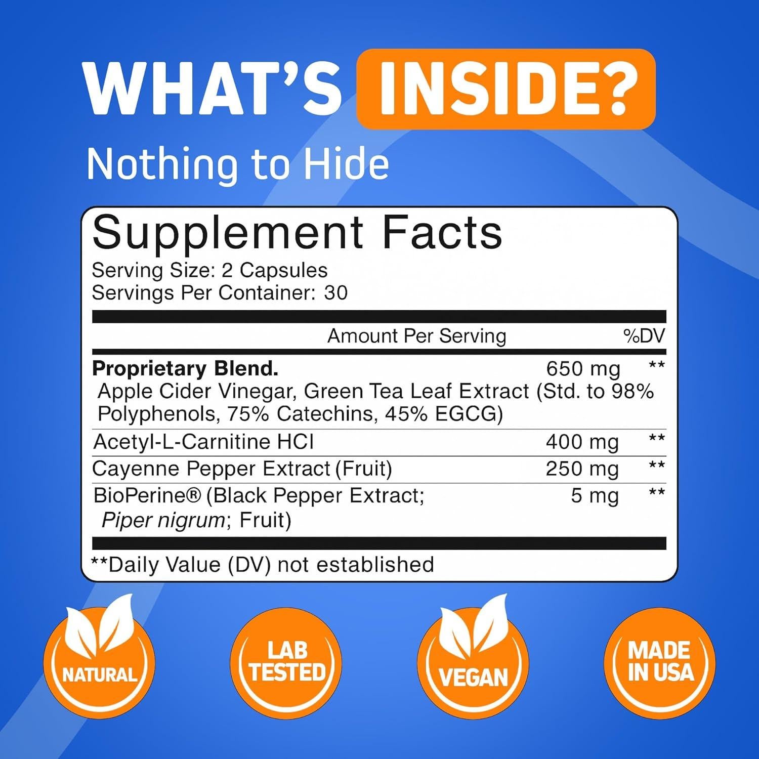 Herbtonics Termogénico Quemador 60 Cápsulas Vegetarianas