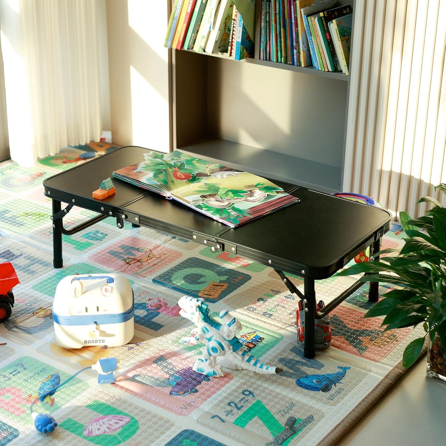 Mesa de Camping Plegable Geastsheng G-60x40 Ajustable Negra