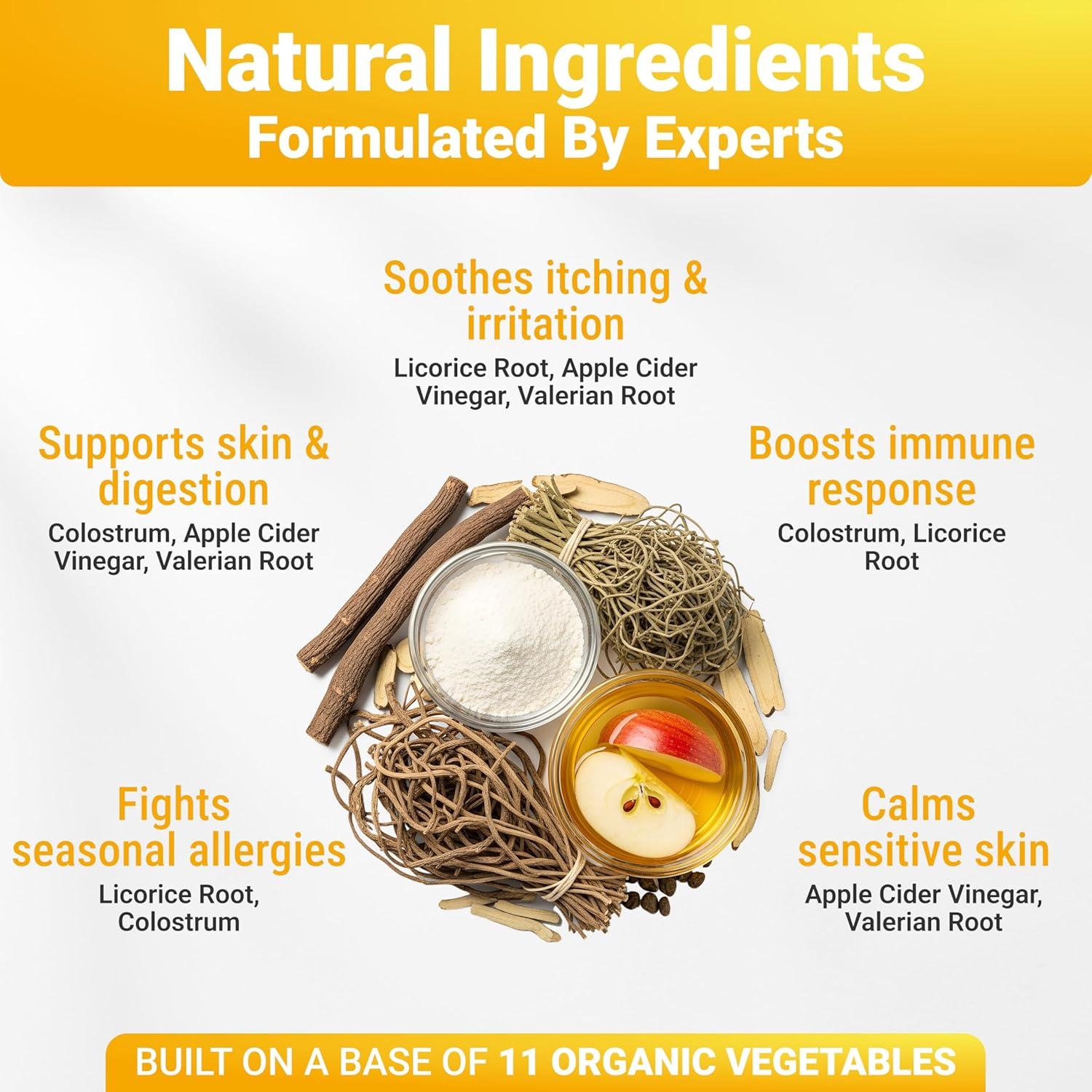 Golosinas para Alergia de Perro WuffWell - 140 Unidades