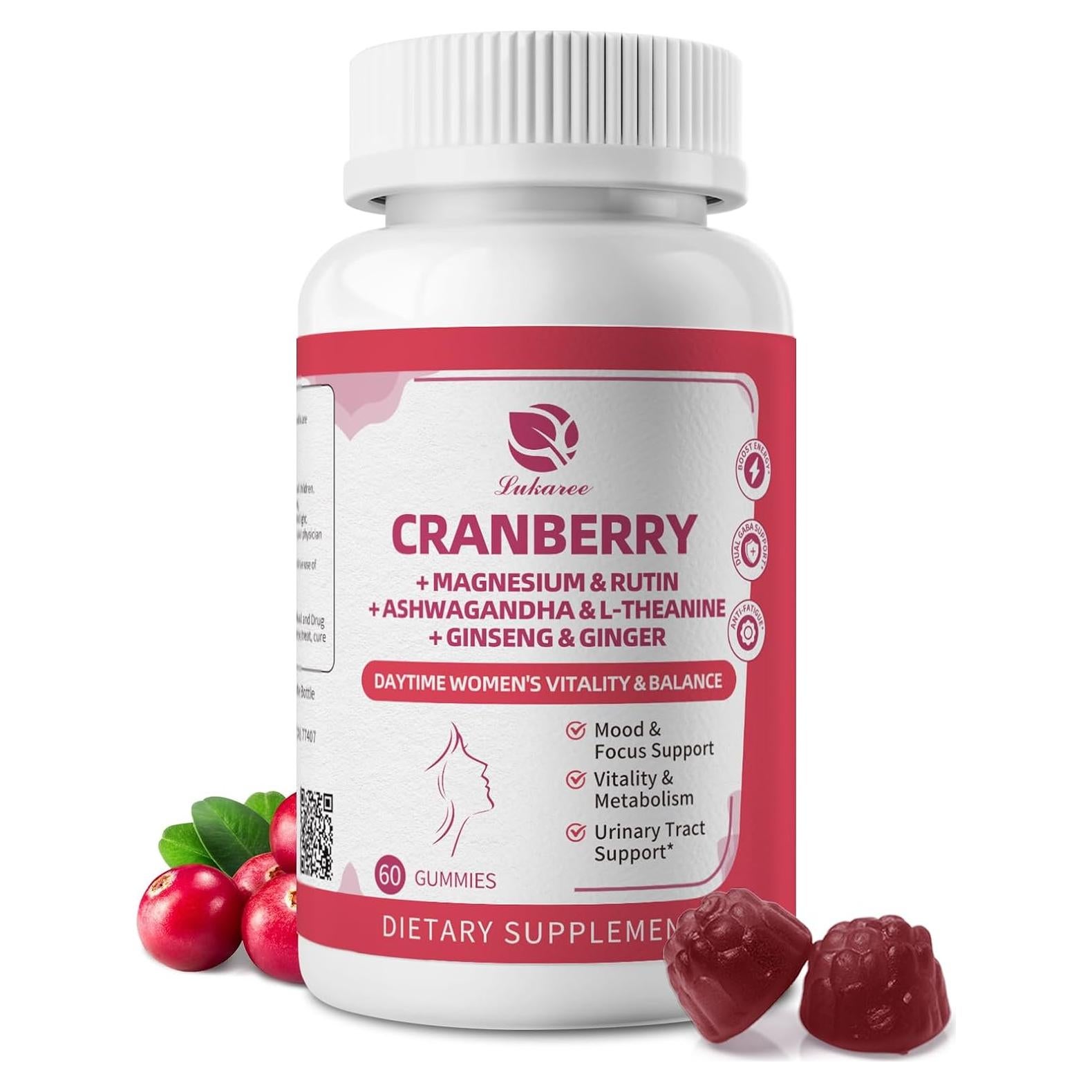 Gomitas de Arándano Lukaree 60 Unidades - Suplemento Vitalidad