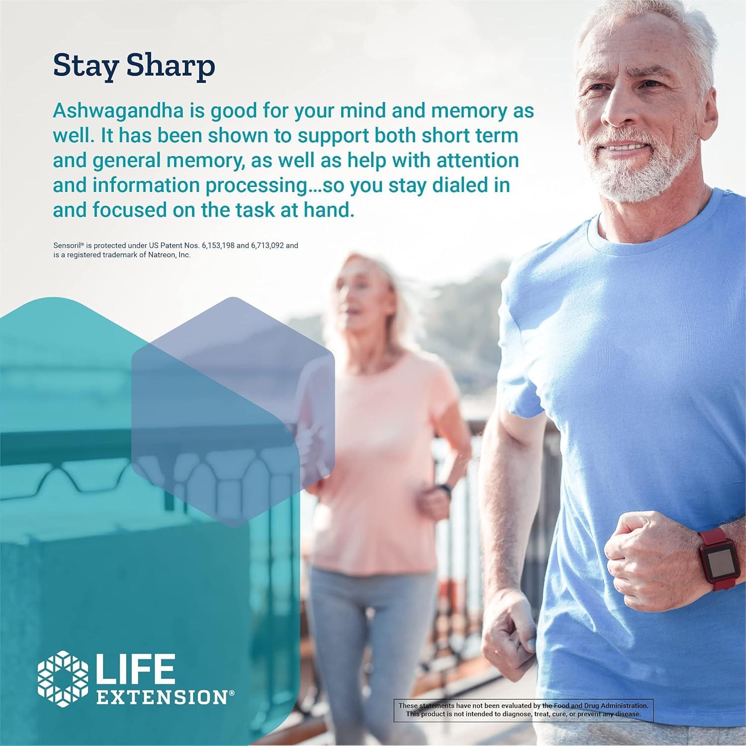 Ashwagandha Optimizada Life Extension 150 Cápsulas Veganas