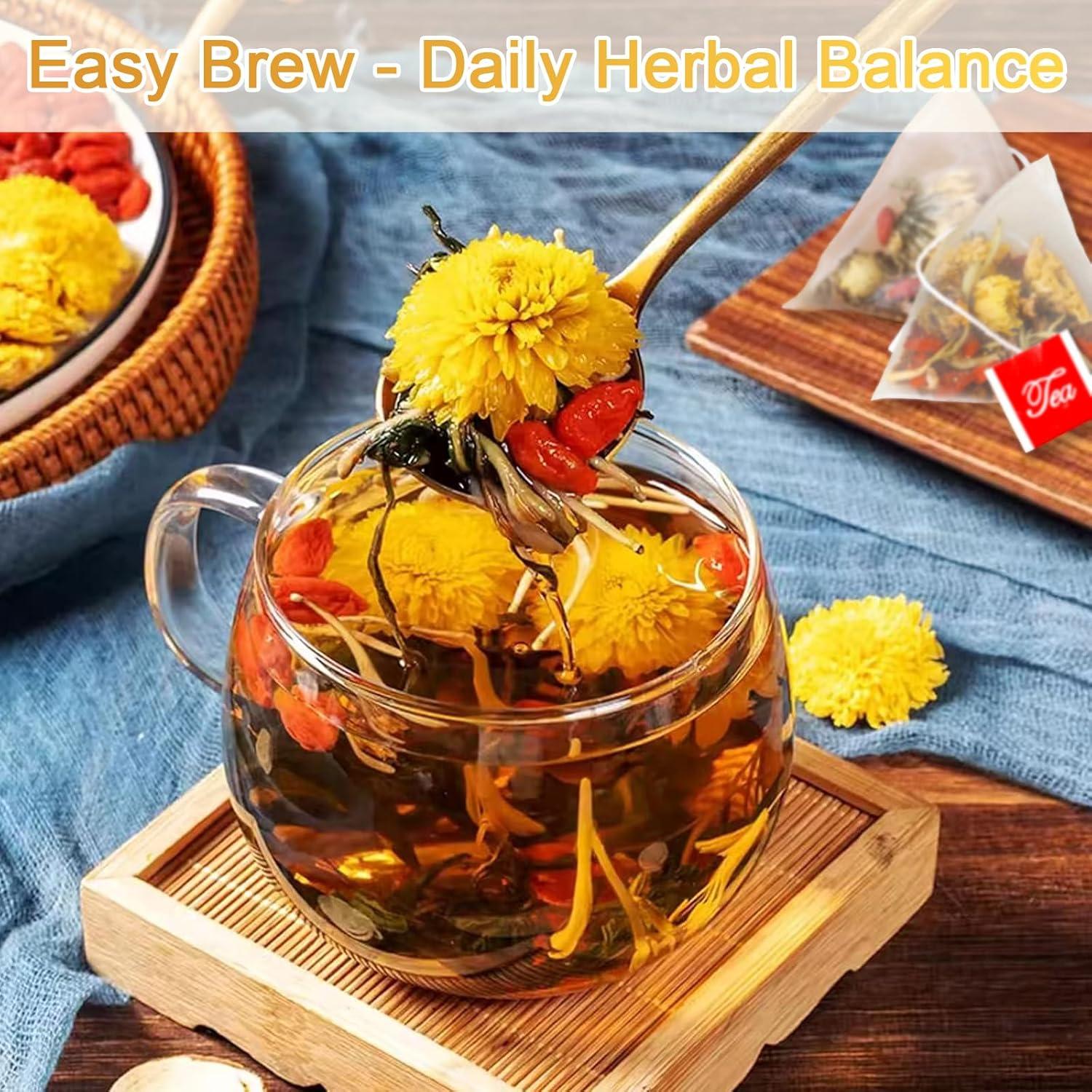 20 Bolsitas de Té Orgánico Diente de León y Goji - Detox