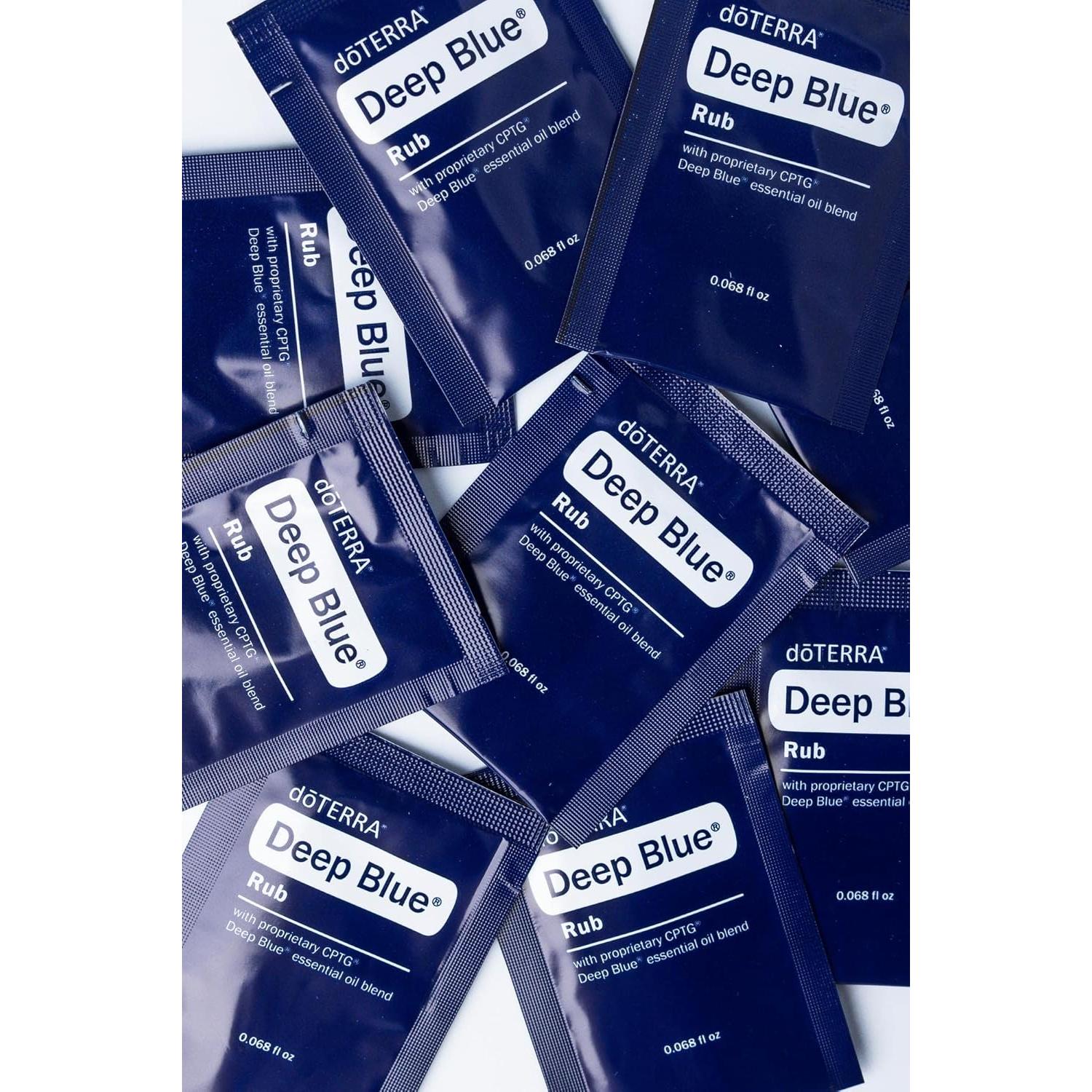 Muestras doTERRA Deep Blue Rub 2 ml - Paquete de 10 unidades