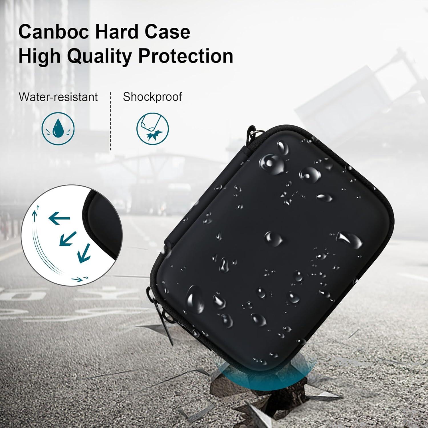 Funda Canboc para Cámara Canon PowerShot ELPH 360 Negra