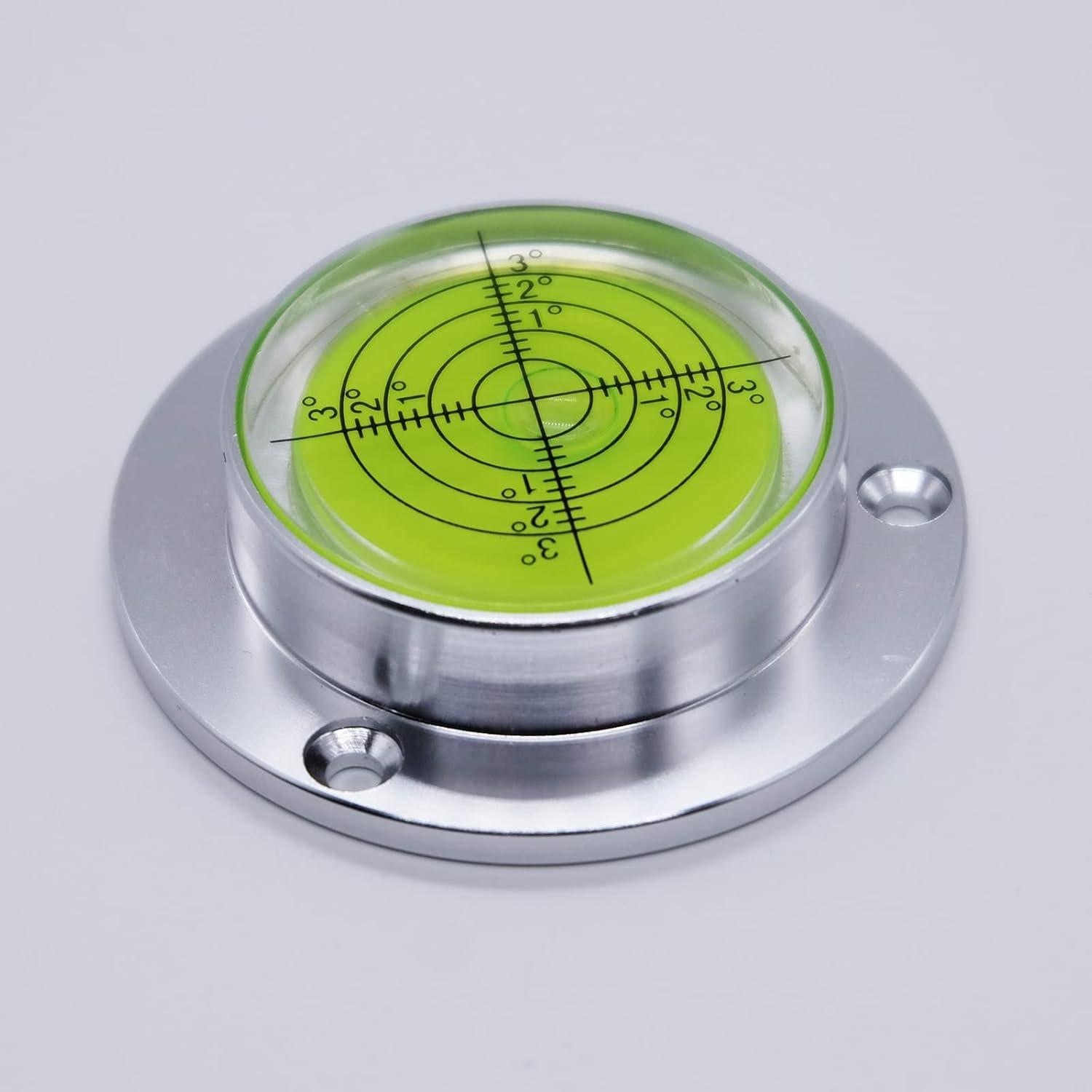 Nivel de Burbuja Redondo GEONASSUR 60mm Aluminio Verde