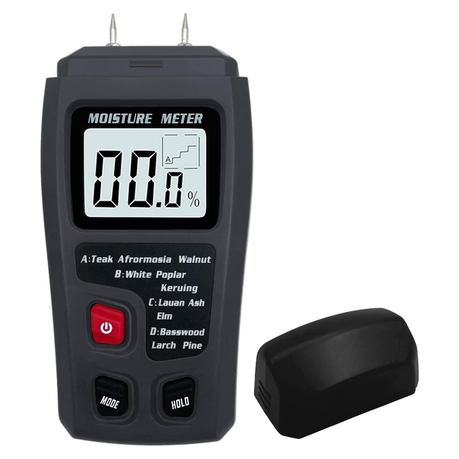 Medidor de Humedad de Madera Digital QYQRQF LCD 0-99.9%