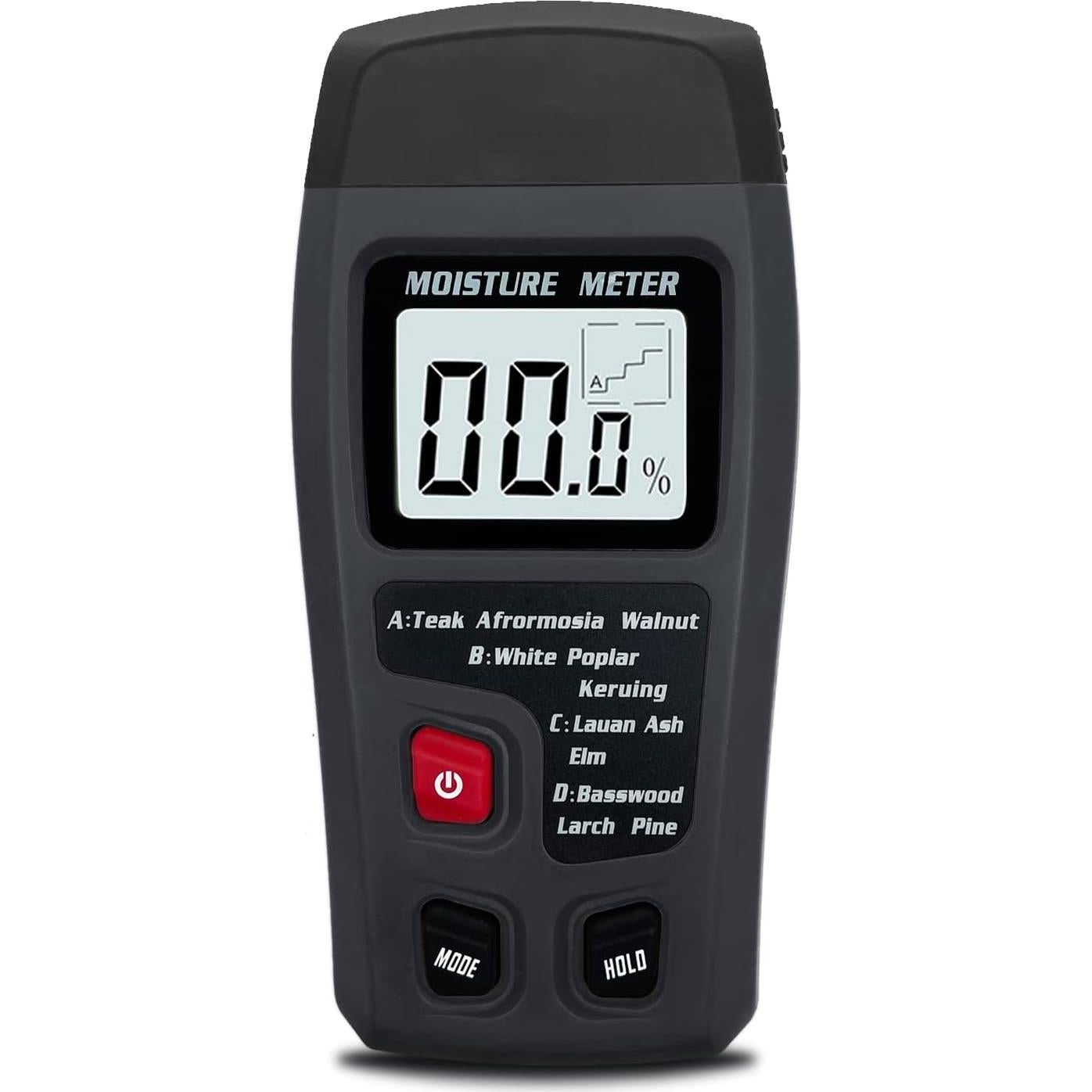 Medidor de Humedad de Madera Digital QYQRQF LCD 0-99.9%