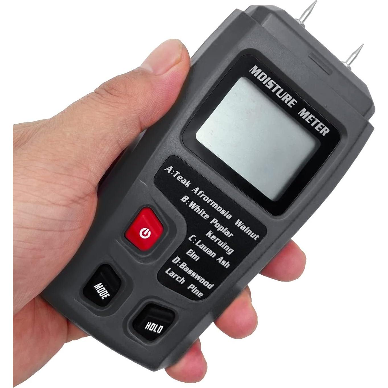 Medidor de Humedad de Madera Digital QYQRQF LCD 0-99.9%