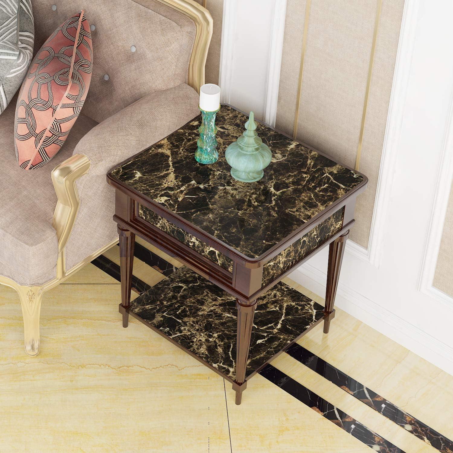 Papel Contacto de Mármol Marrón Burgeliy 15.7x3.0m Impermeable