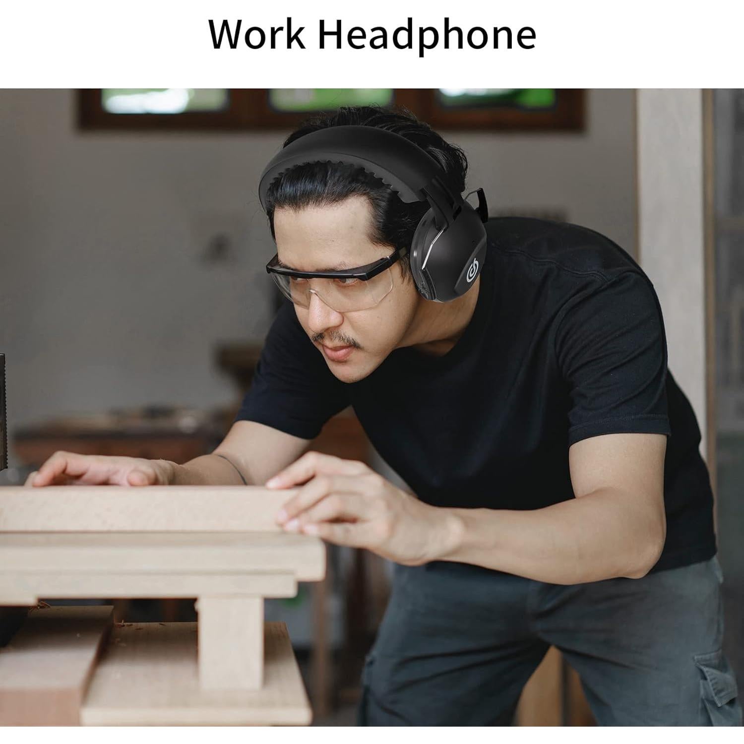 Paquete de 2 Auriculares de Seguridad NRR 20 dB - Azul, Verde, Negro, Rosa