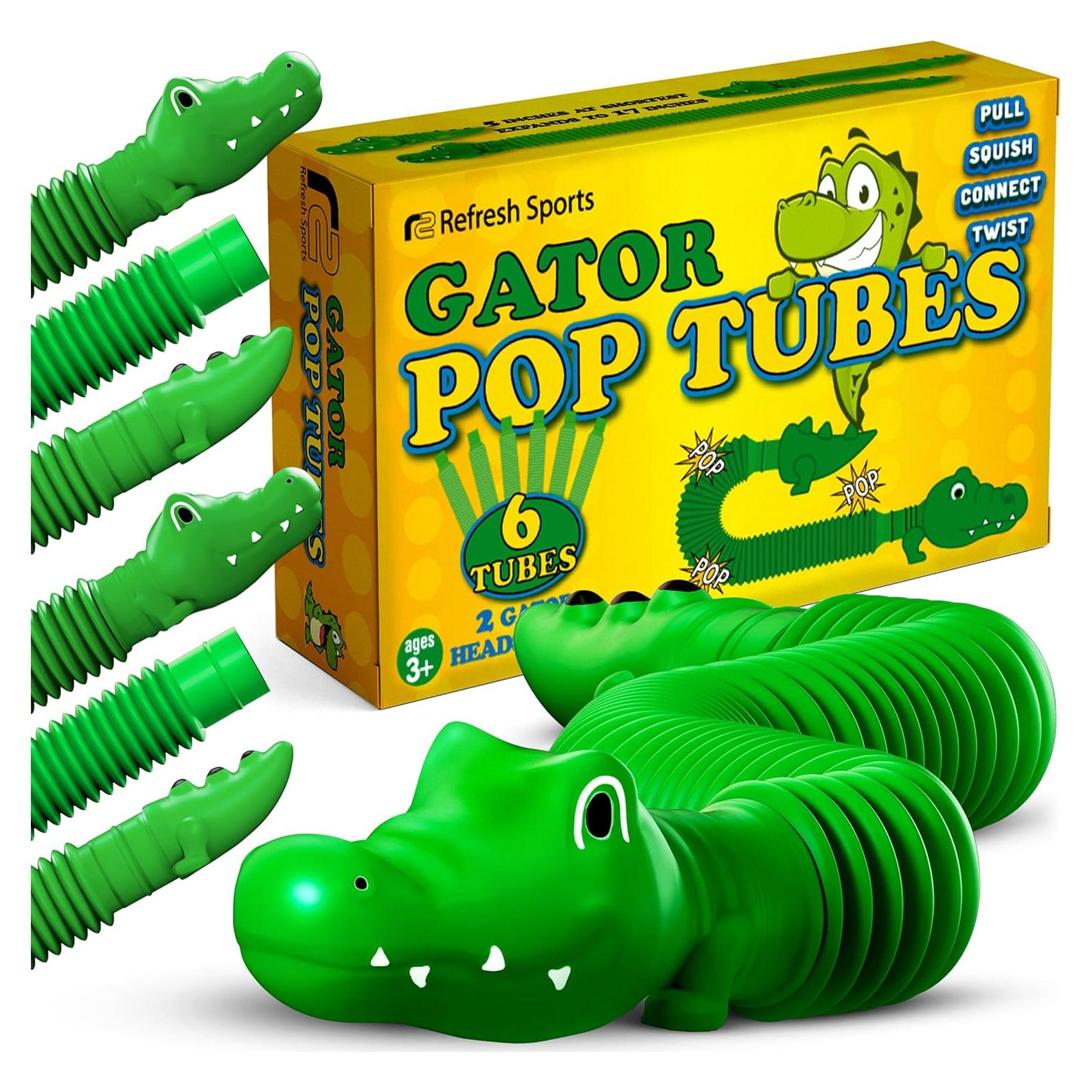 Tuberías Pop Gator Refresh - Juguete Sensorial Antiestrés