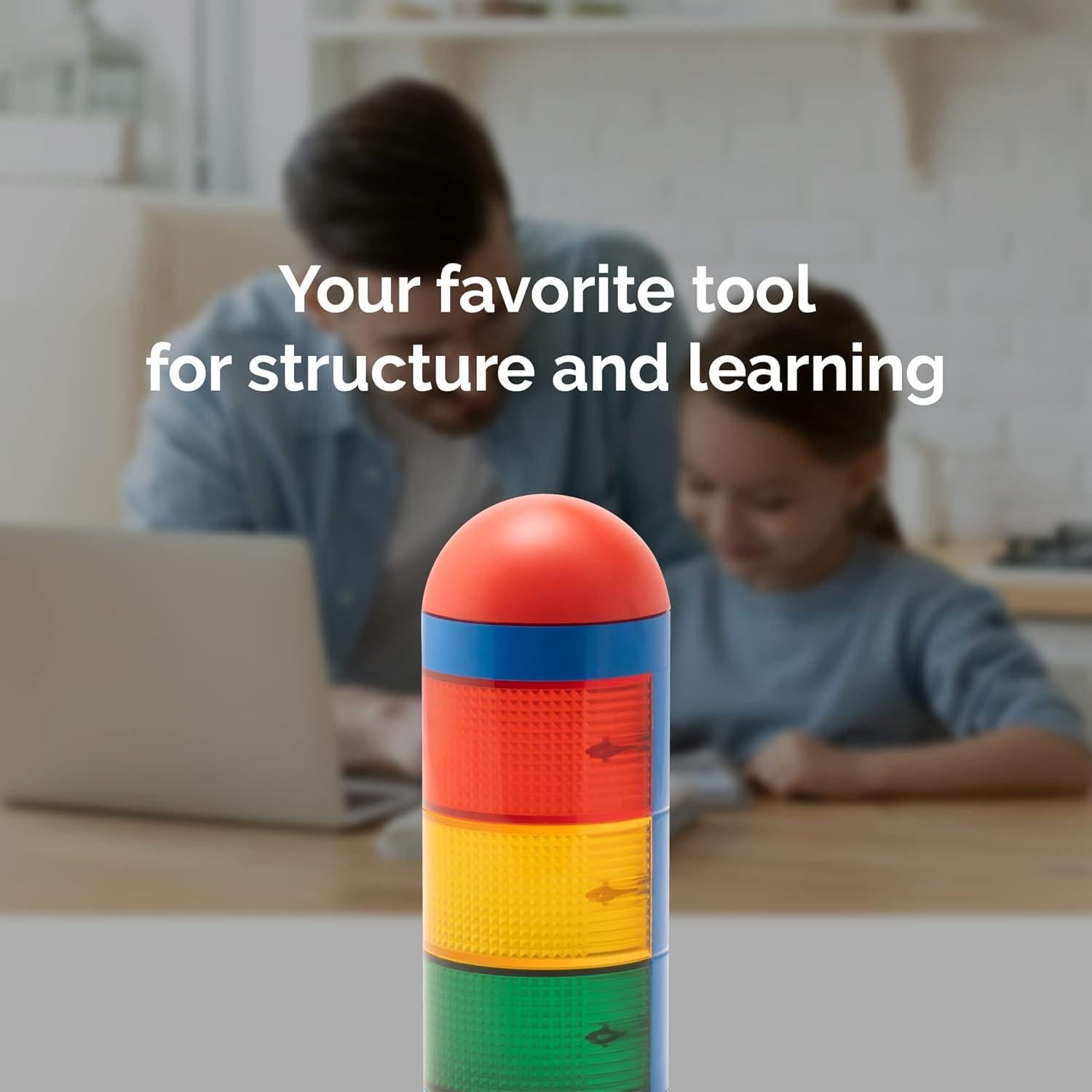 Temporizador Visual KADAMS para Niños - Alarma Semáforo 24h