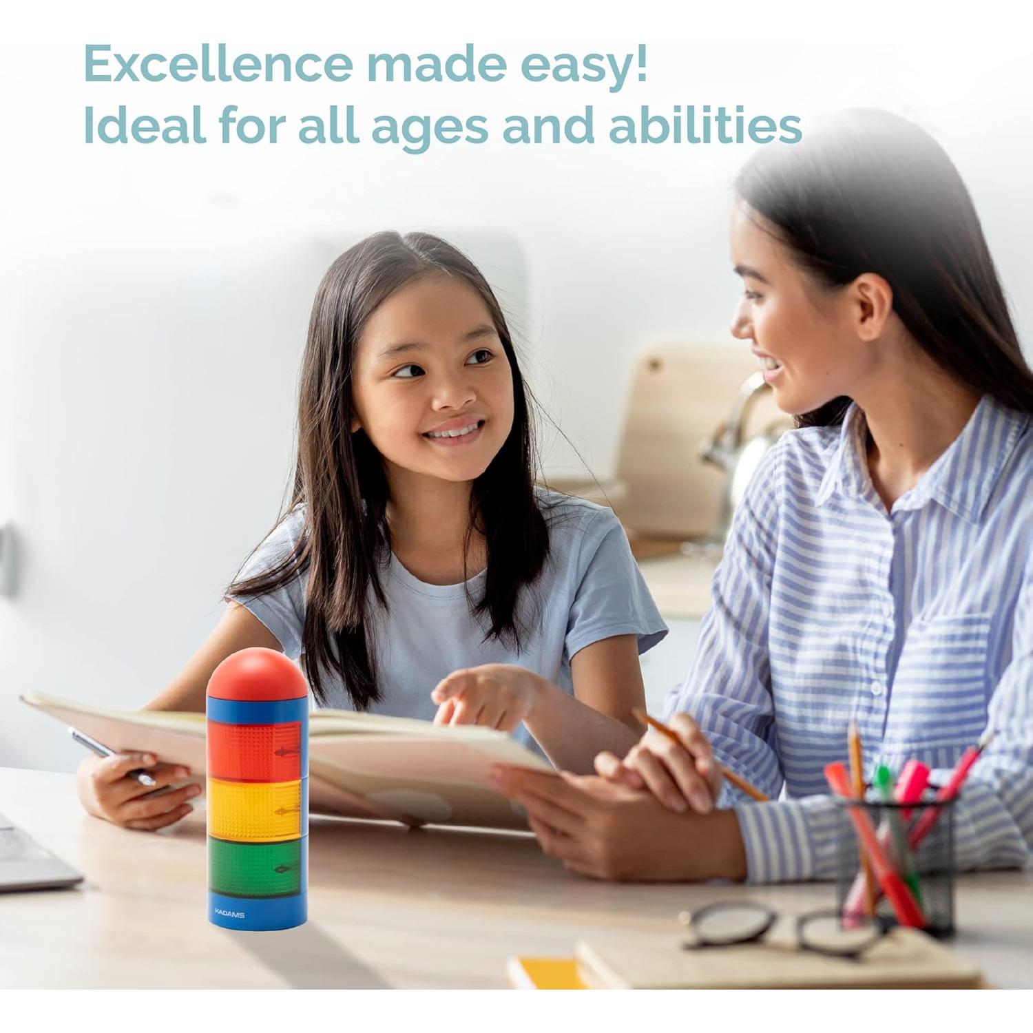 Temporizador Visual KADAMS para Niños - Alarma Semáforo 24h