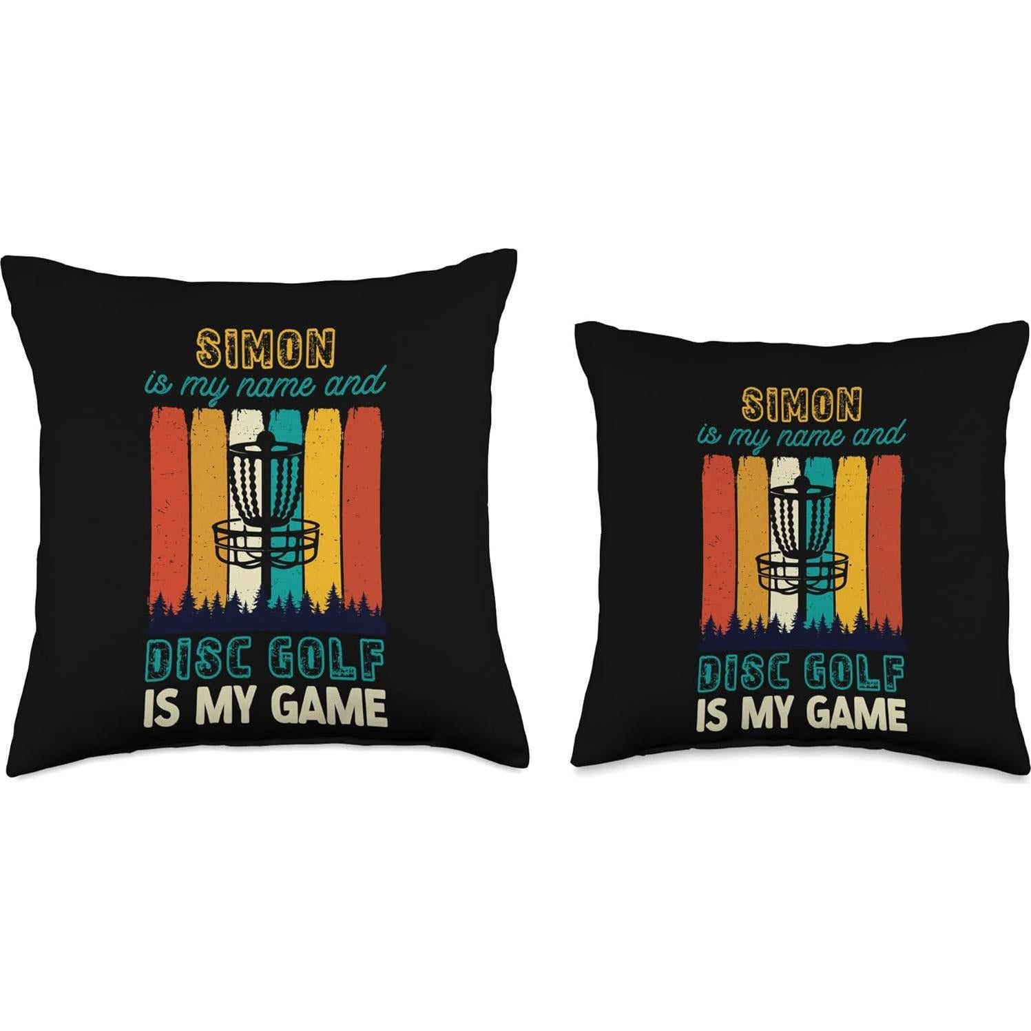 Almohada Cuadrada Simon Disc Golf 40x40 cm 100% Poliester