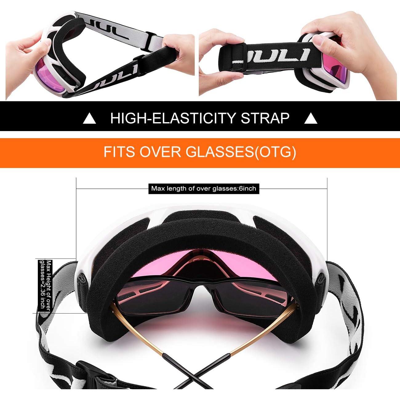 Gafas de Esquí JULI Unisex con Lente Plateada VLT 12%