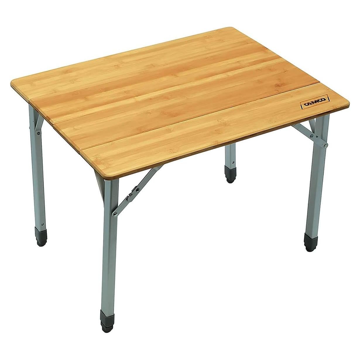 Mesa Plegable de Bambú Camco 64.77 cm Ajustable