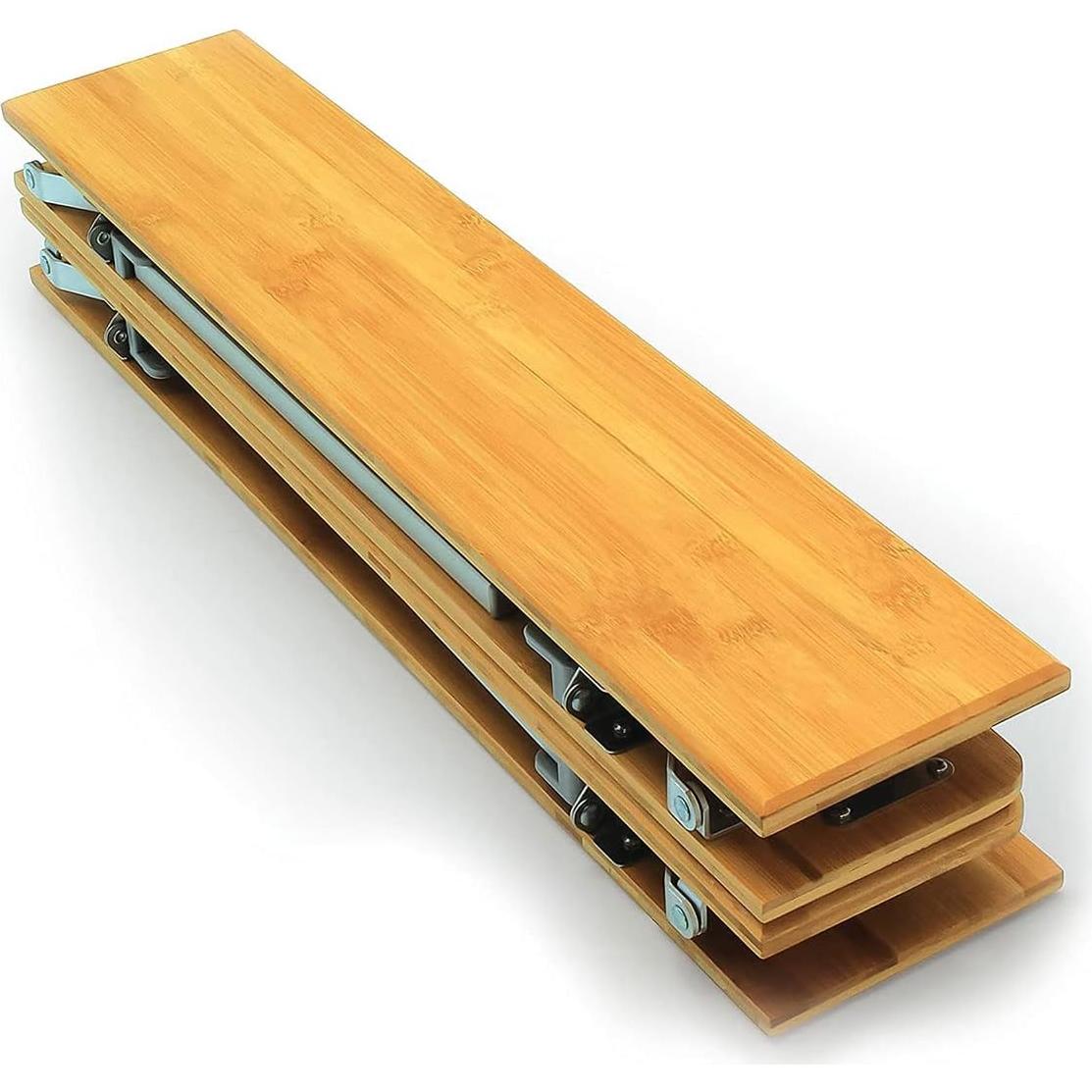 Mesa Plegable de Bambú Camco 64.77 cm Ajustable