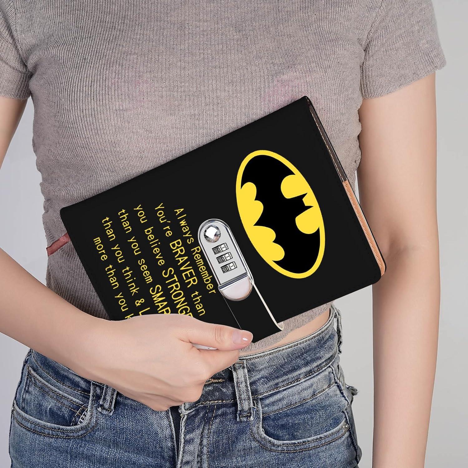 Cuaderno de Combinación de Cerradura JOHSBYD de Cuero 200 Páginas