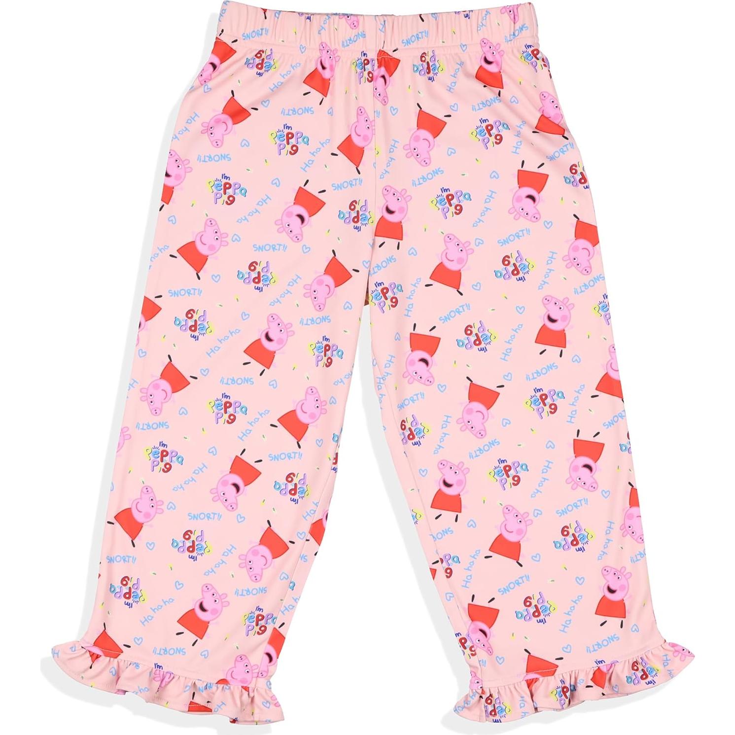 Pijamas Peppa Pig para Niñas 3T - Conjunto 2 Piezas con Volantes