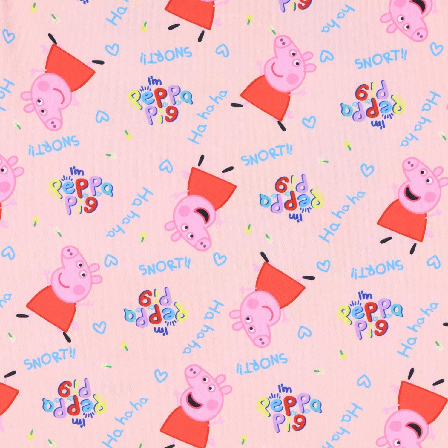 Pijamas Peppa Pig para Niñas 3T - Conjunto 2 Piezas con Volantes