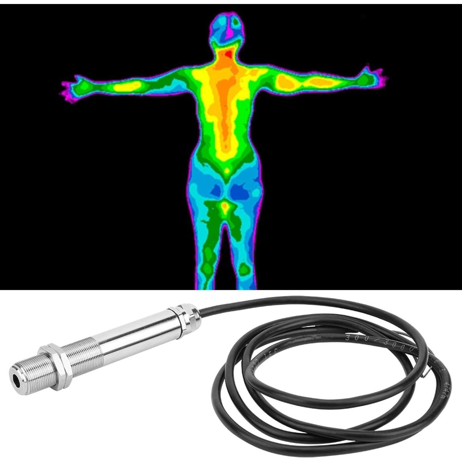 Sensor de Temperatura Infrarrojo Hyuduo DC12V-24V 0-200°C