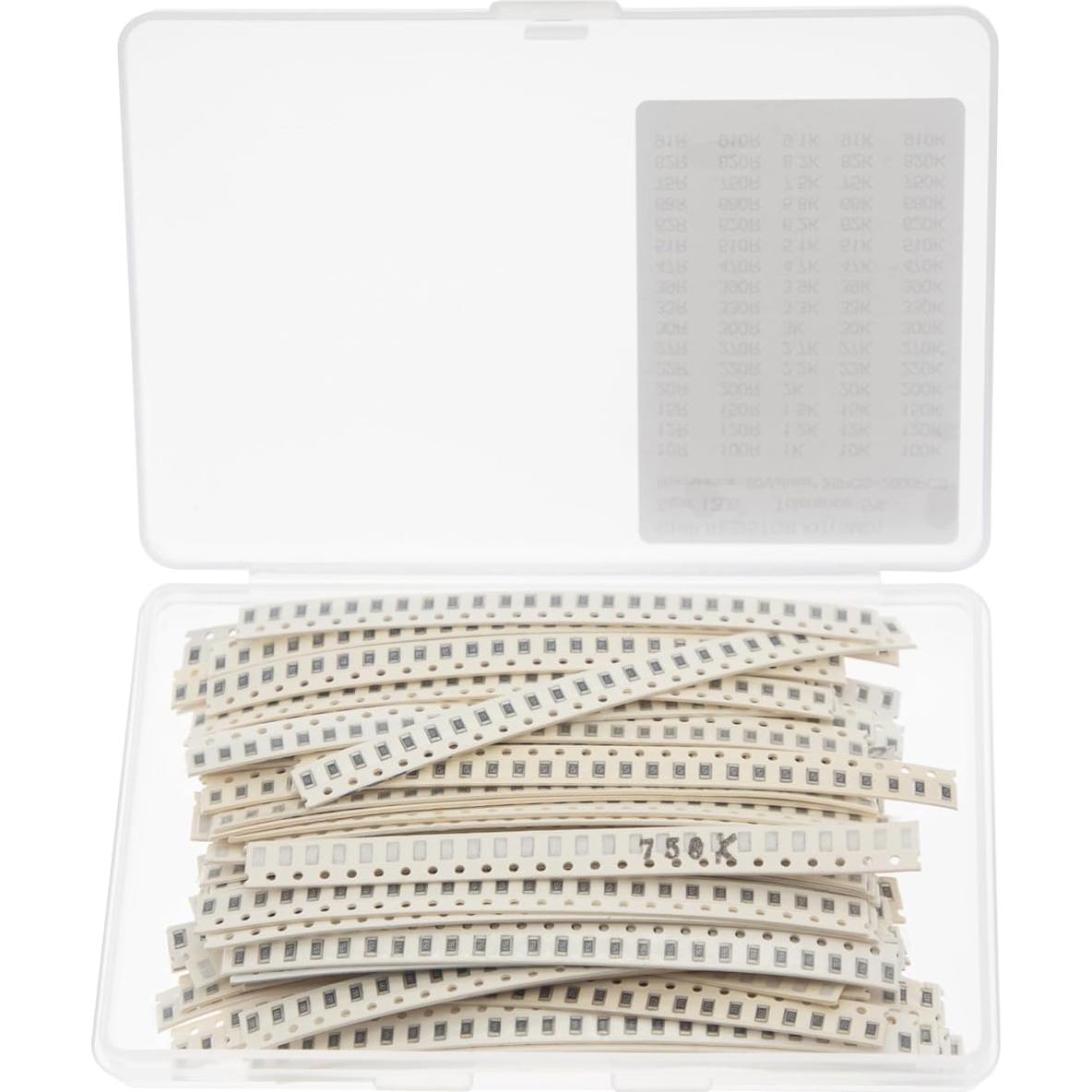 Kit de Resistencias 1206 5% - 80 Valores x 25 Piezas - 2000 Piezas