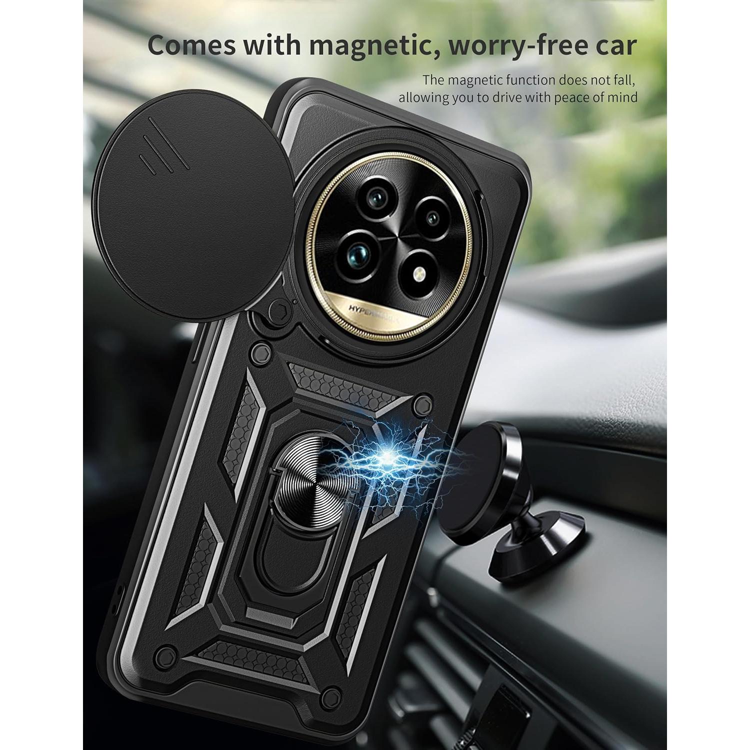 Funda Protectora Kukoufey para Realme P2 Pro 5G - Negro