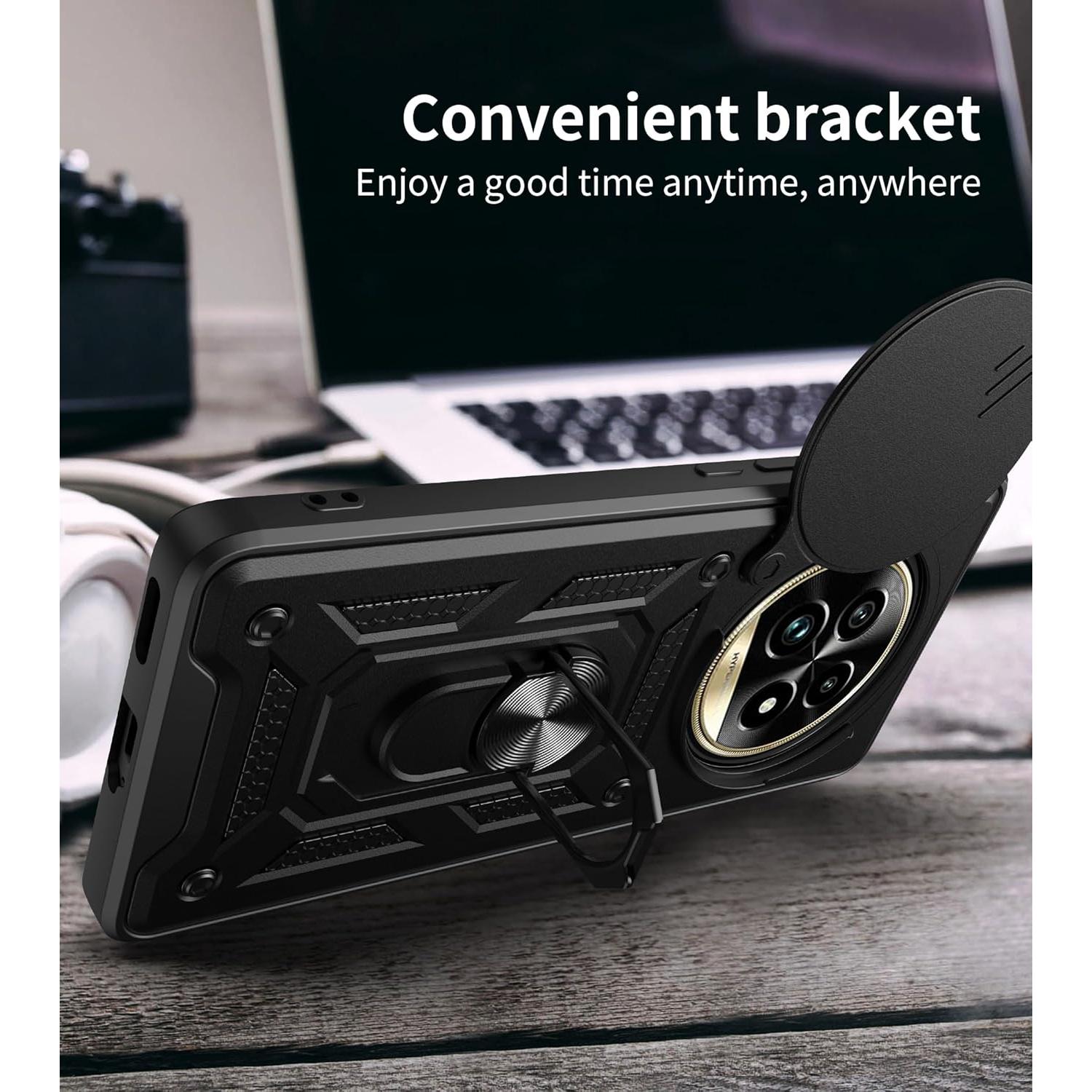 Funda Protectora Kukoufey para Realme P2 Pro 5G - Negro