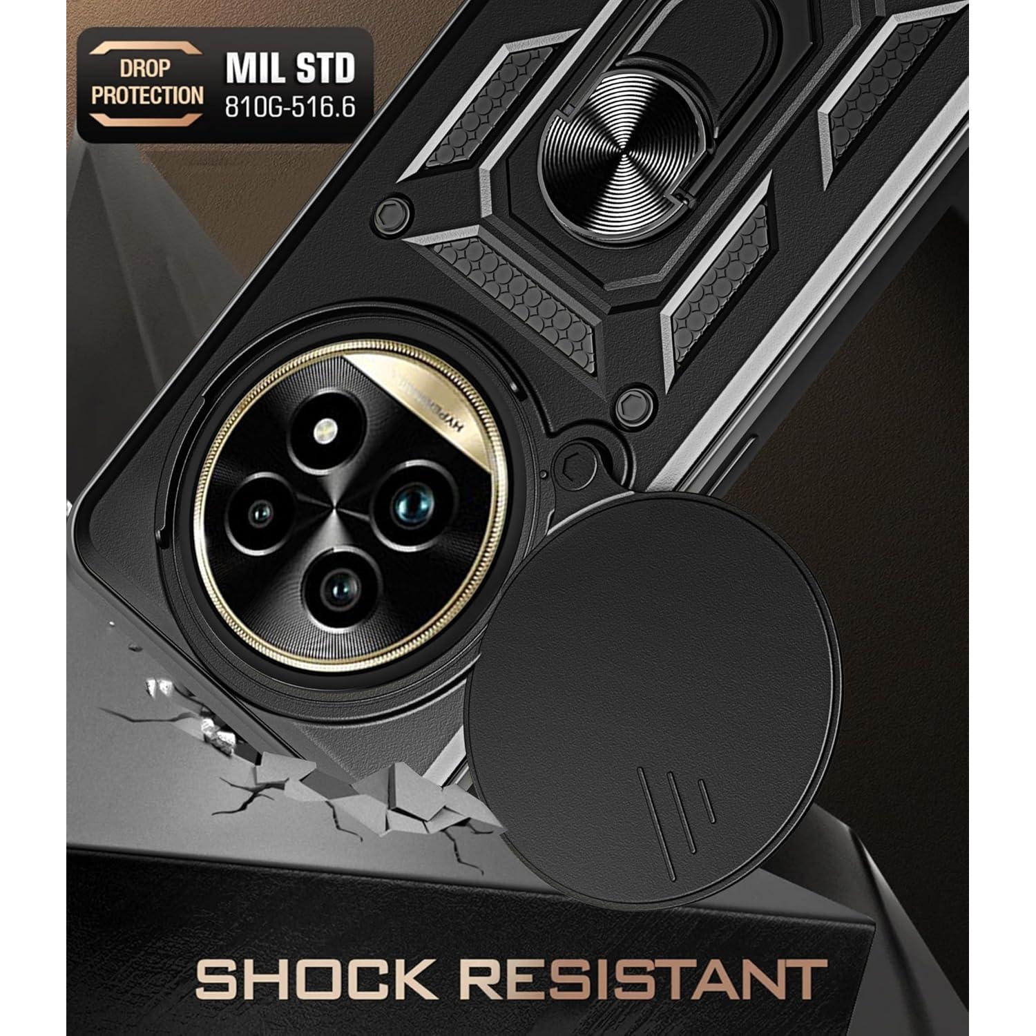 Funda Protectora Kukoufey para Realme P2 Pro 5G - Negro