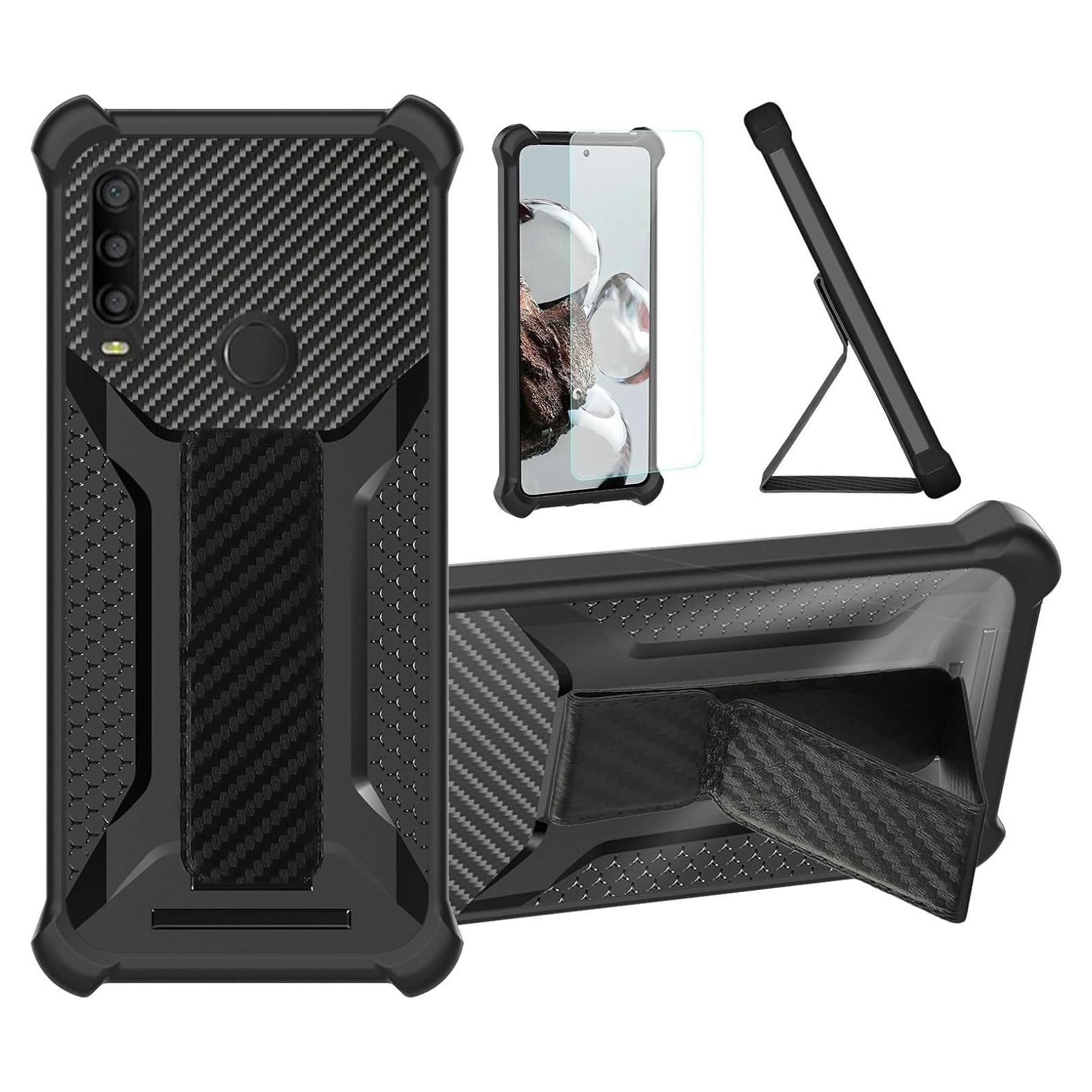 Funda Híbrida para Alcatel 1SE con Protector de Pantalla