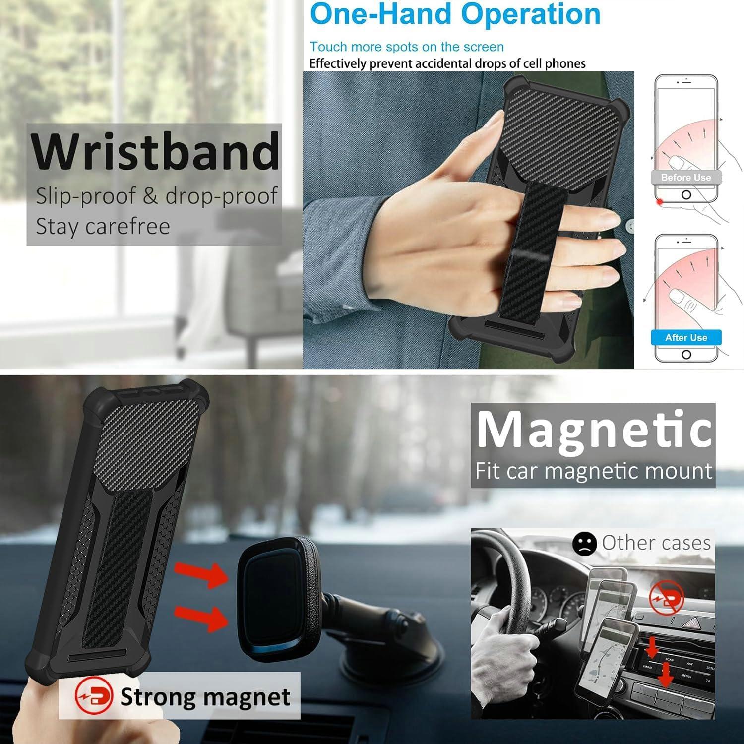 Funda Híbrida para Alcatel 1SE con Protector de Pantalla