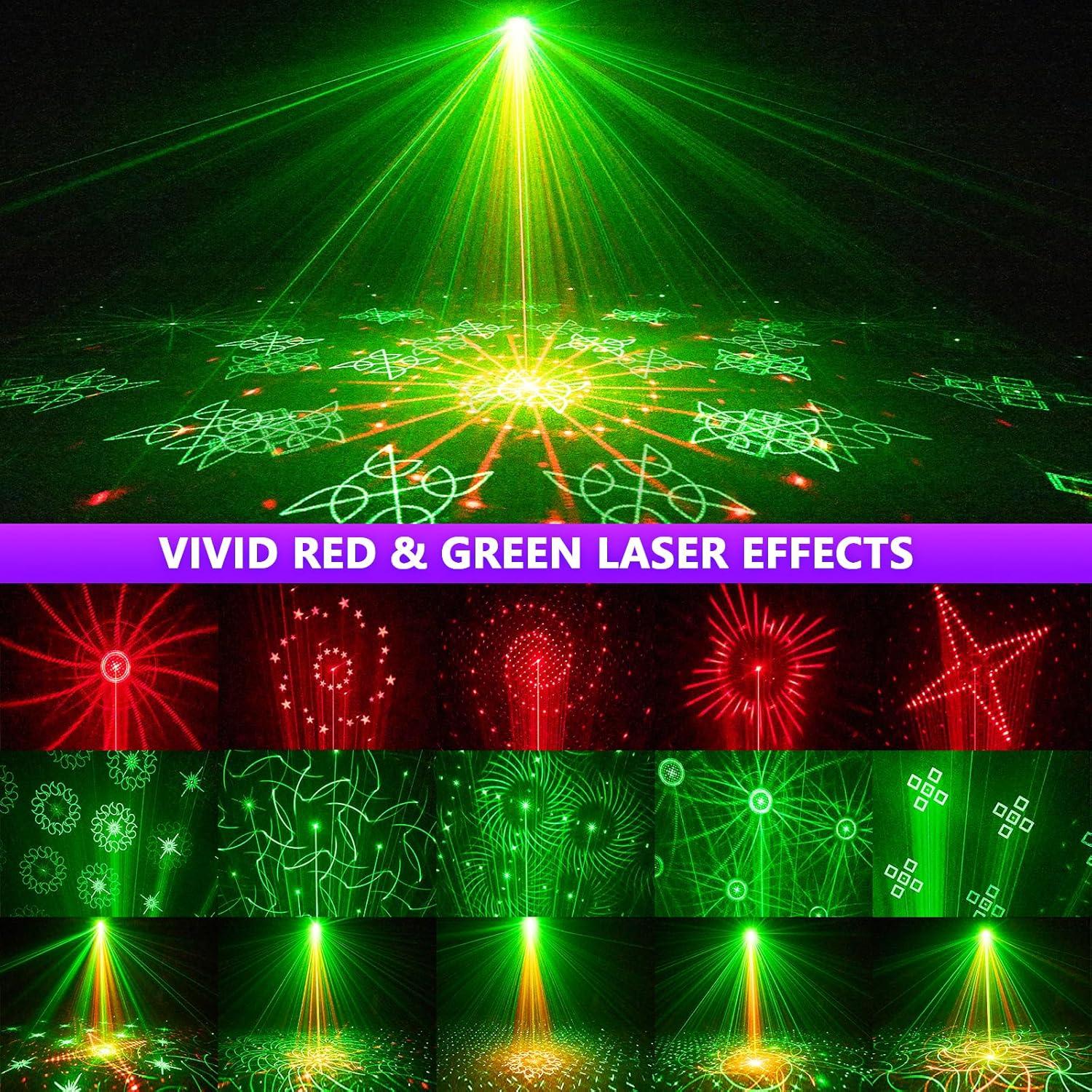 Luz de Fiesta Portátil DJ R10A-1 con Efecto Estroboscópico