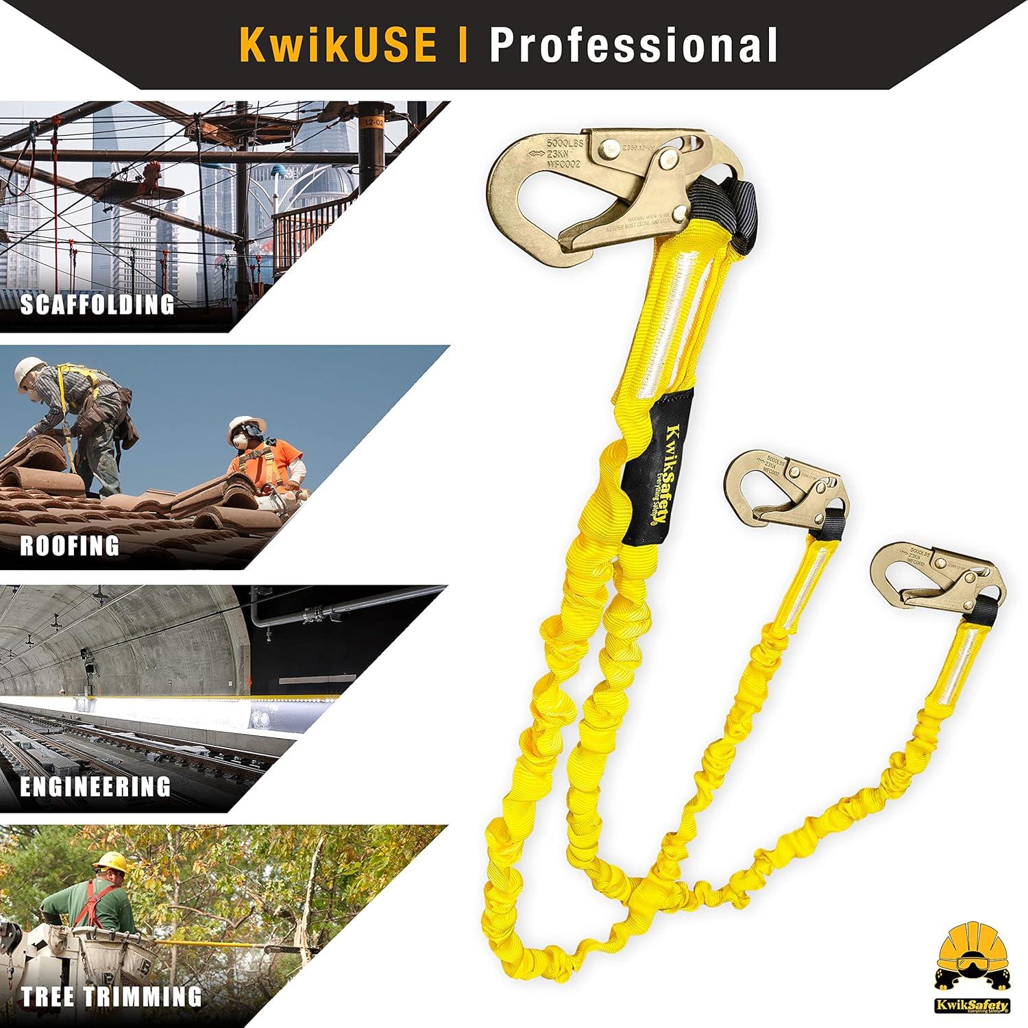 Cuerda de Seguridad Doble Pierna KwikSafety KS7704 1,86 kg