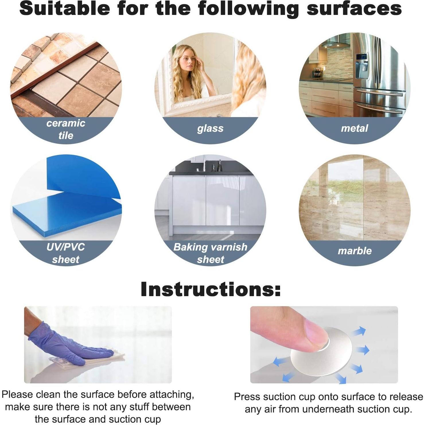 Ventosas de Silicona LOFTEK para Luces LED Sumergibles - 4 Pcs