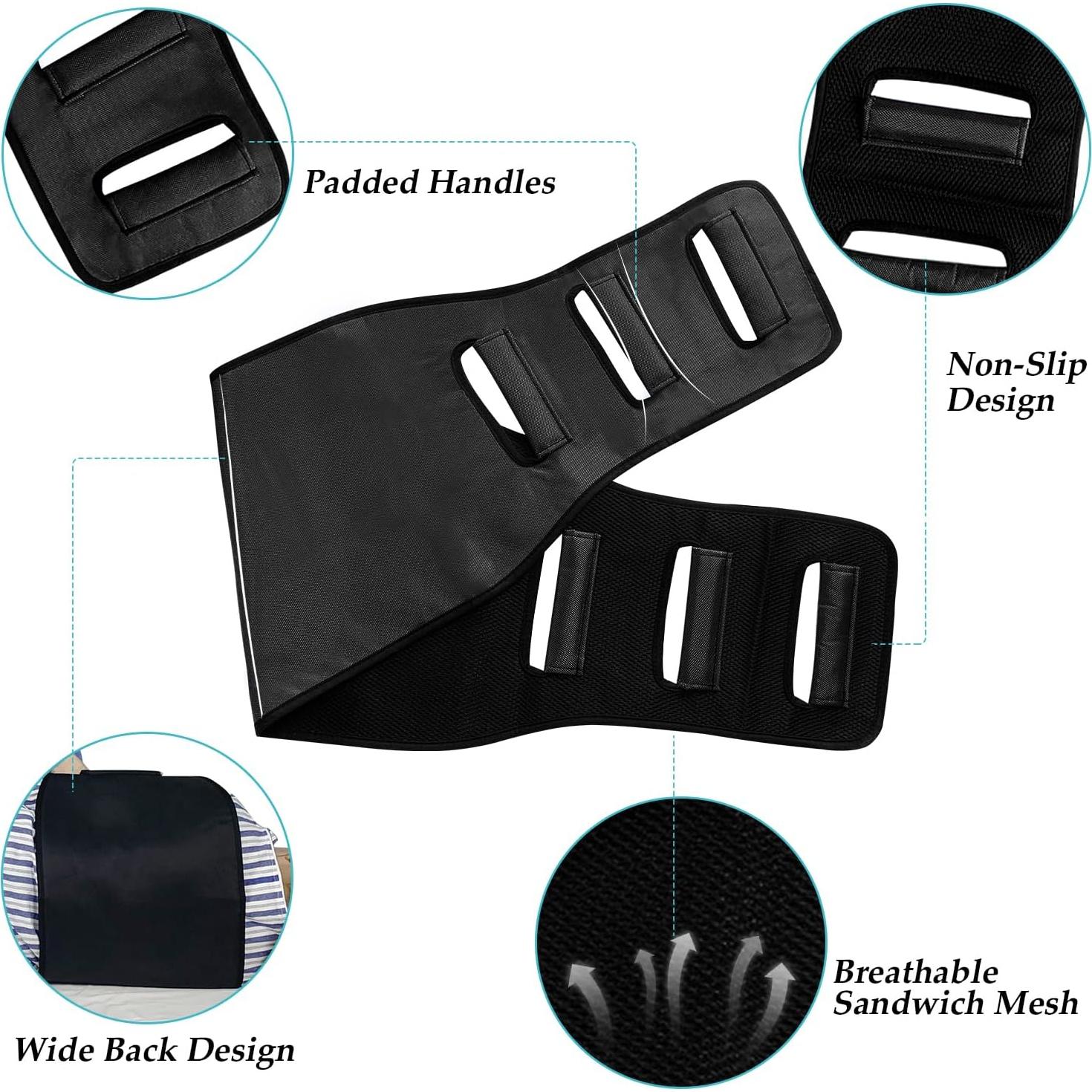 Cinturón de Transferencia Leetye Mei Acolchado 118 kg Negro