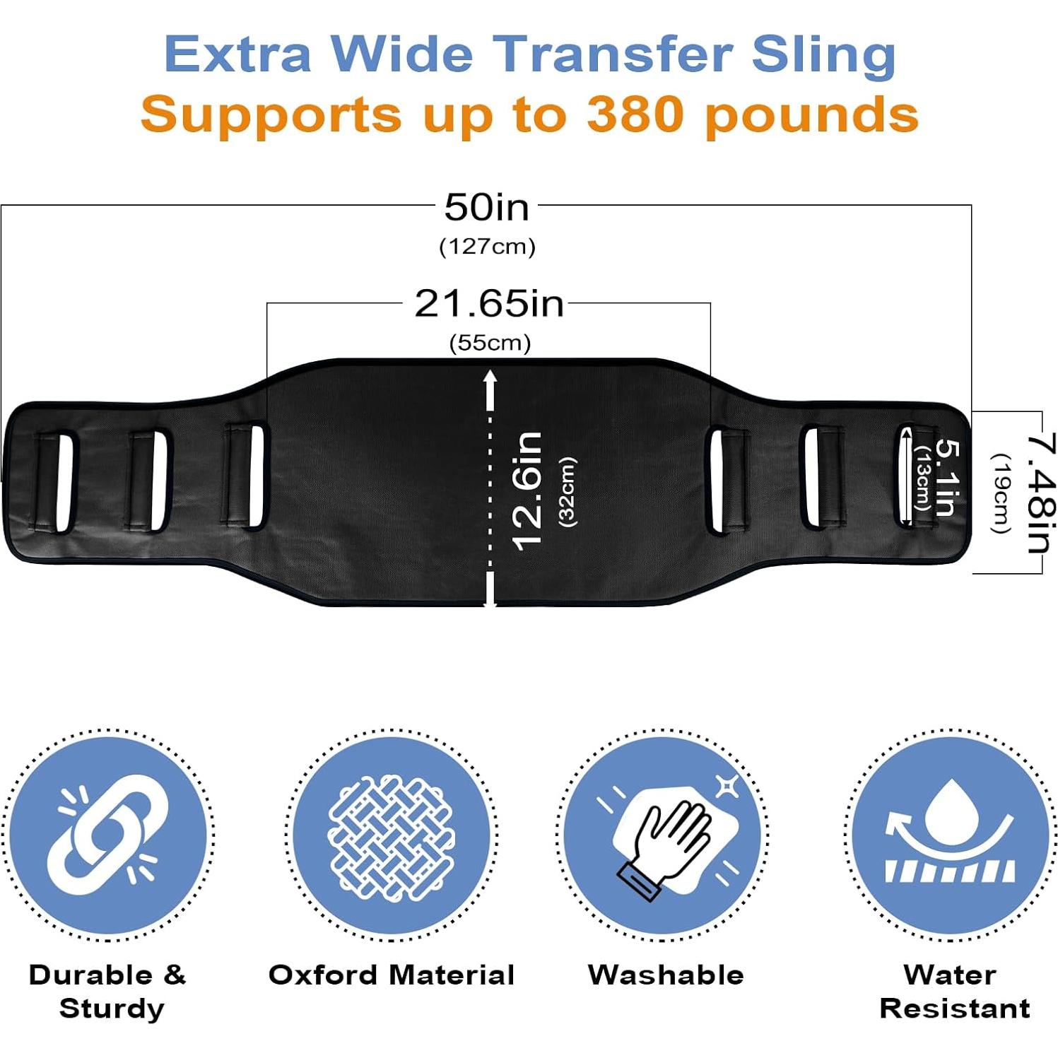 Cinturón de Transferencia Leetye Mei Acolchado 118 kg Negro