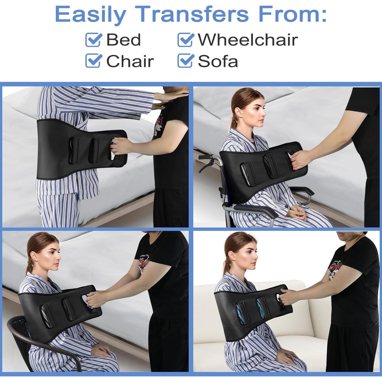 Cinturón de Transferencia Leetye Mei Acolchado 118 kg Negro