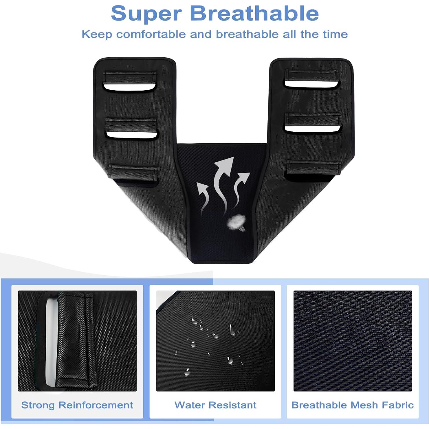 Cinturón de Transferencia Leetye Mei Acolchado 118 kg Negro