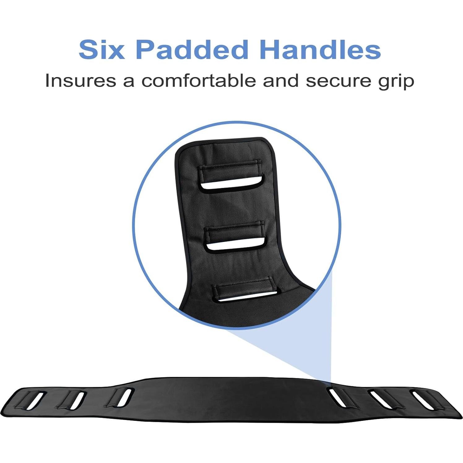 Cinturón de Transferencia Leetye Mei Acolchado 118 kg Negro