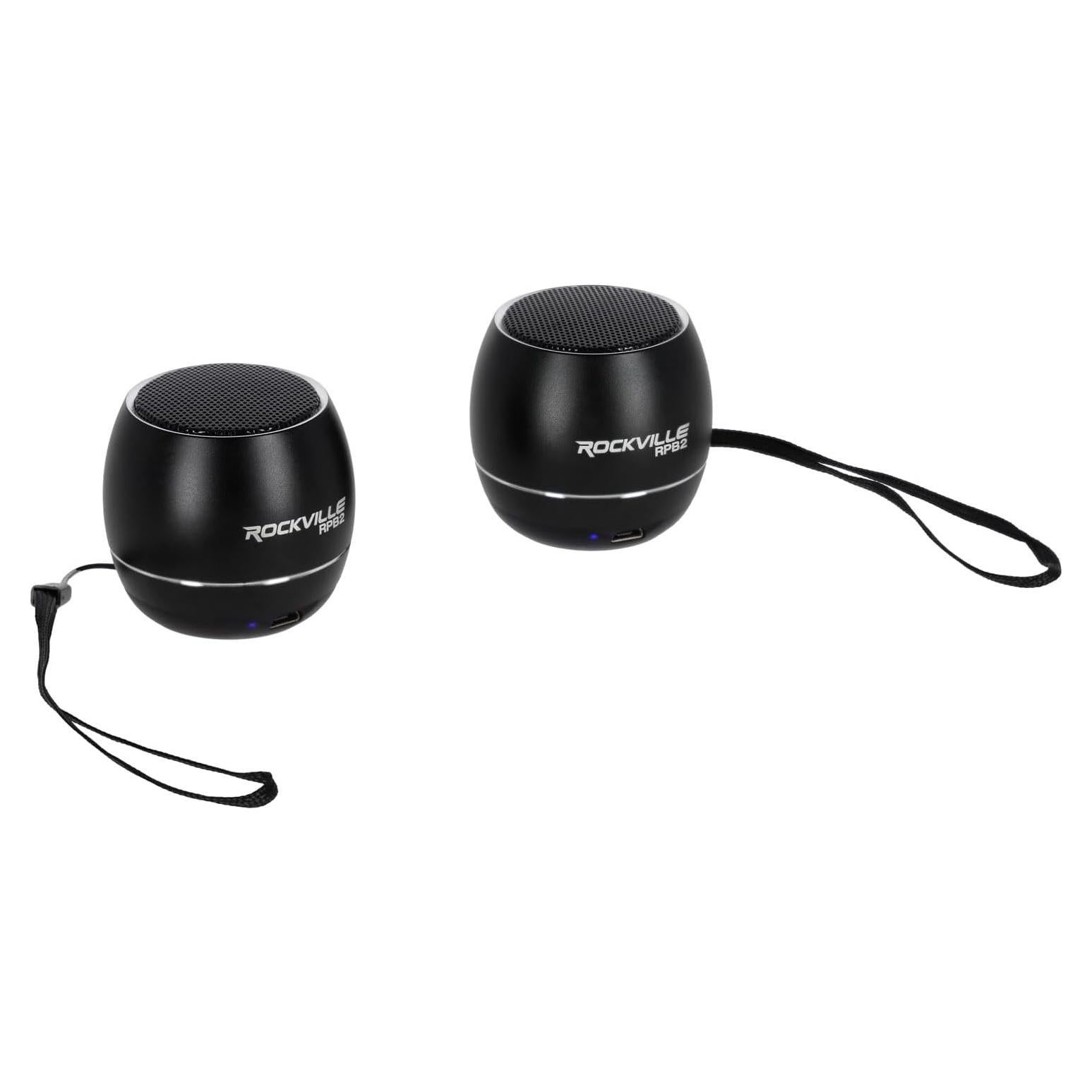 Altavoces Bluetooth Portátiles Rockville RPB3-Negro 5W TWS