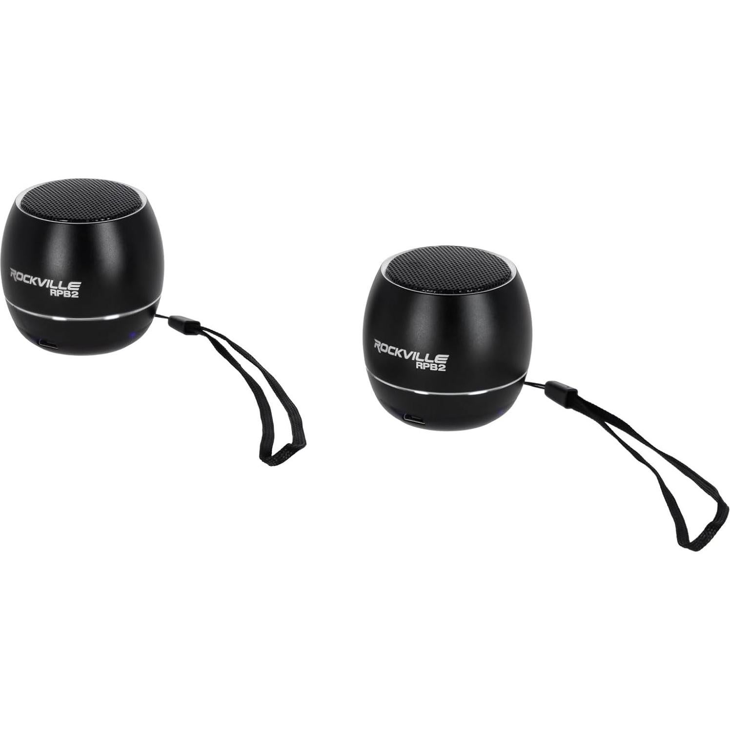 Altavoces Bluetooth Portátiles Rockville RPB3-Negro 5W TWS