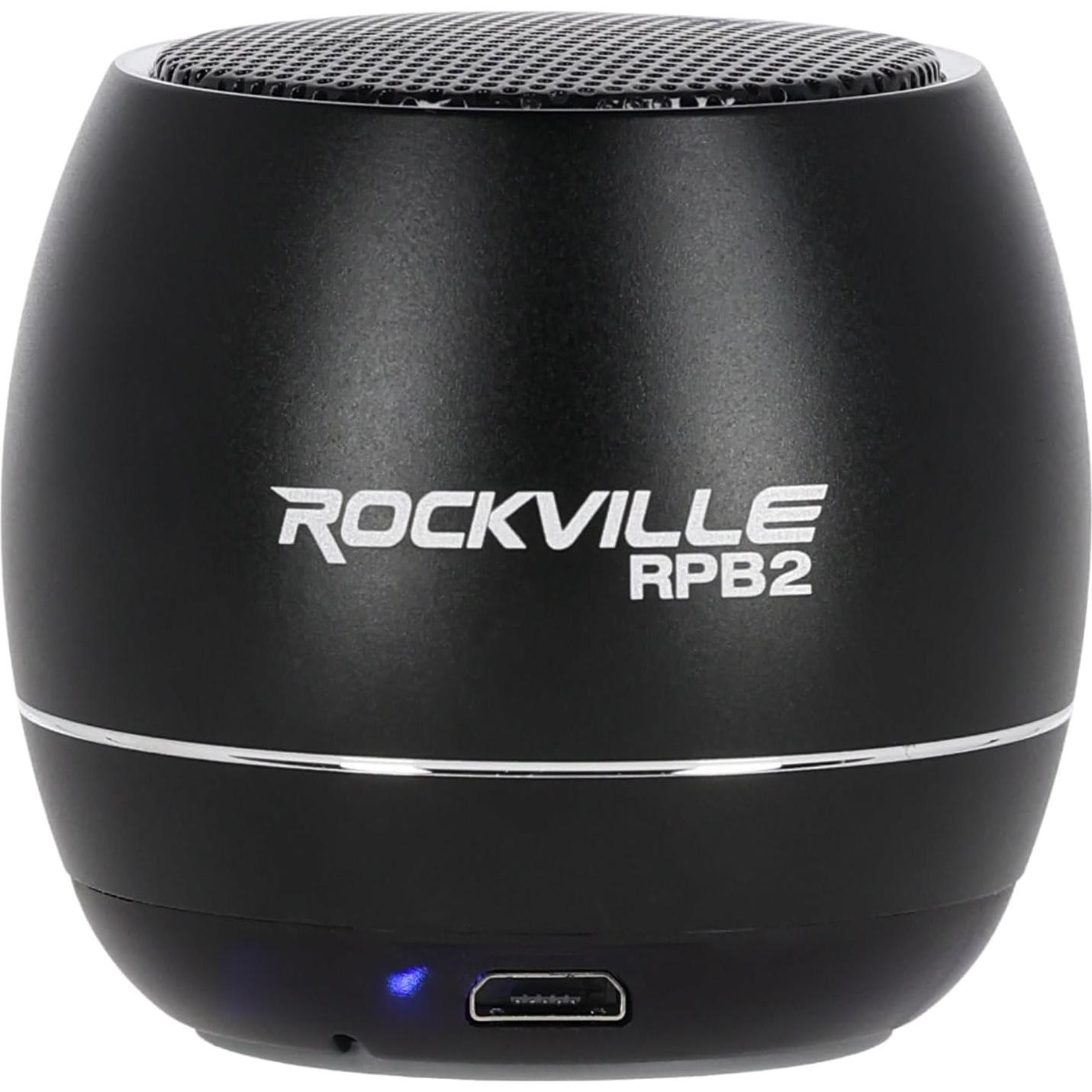 Altavoces Bluetooth Portátiles Rockville RPB3-Negro 5W TWS