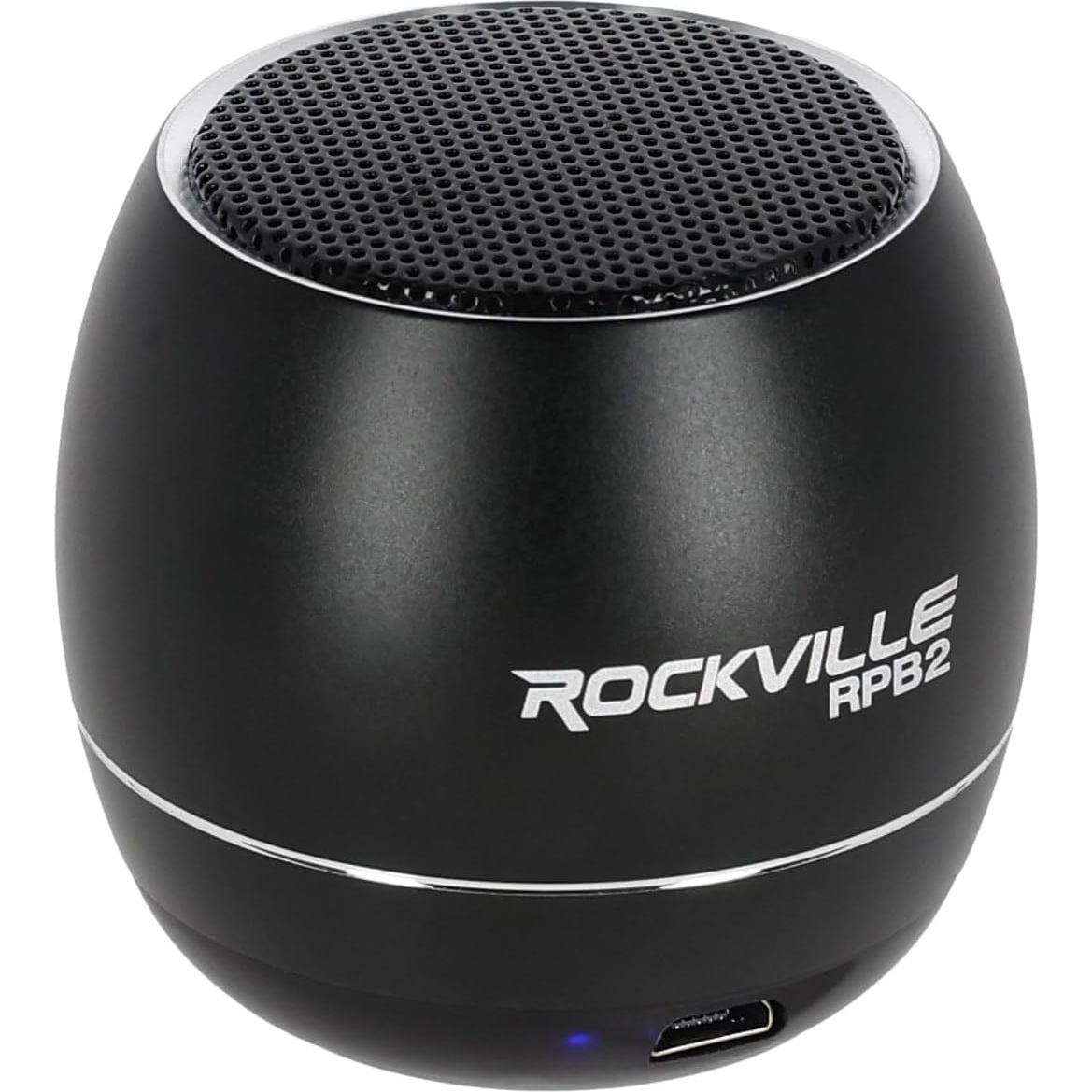 Altavoces Bluetooth Portátiles Rockville RPB3-Negro 5W TWS
