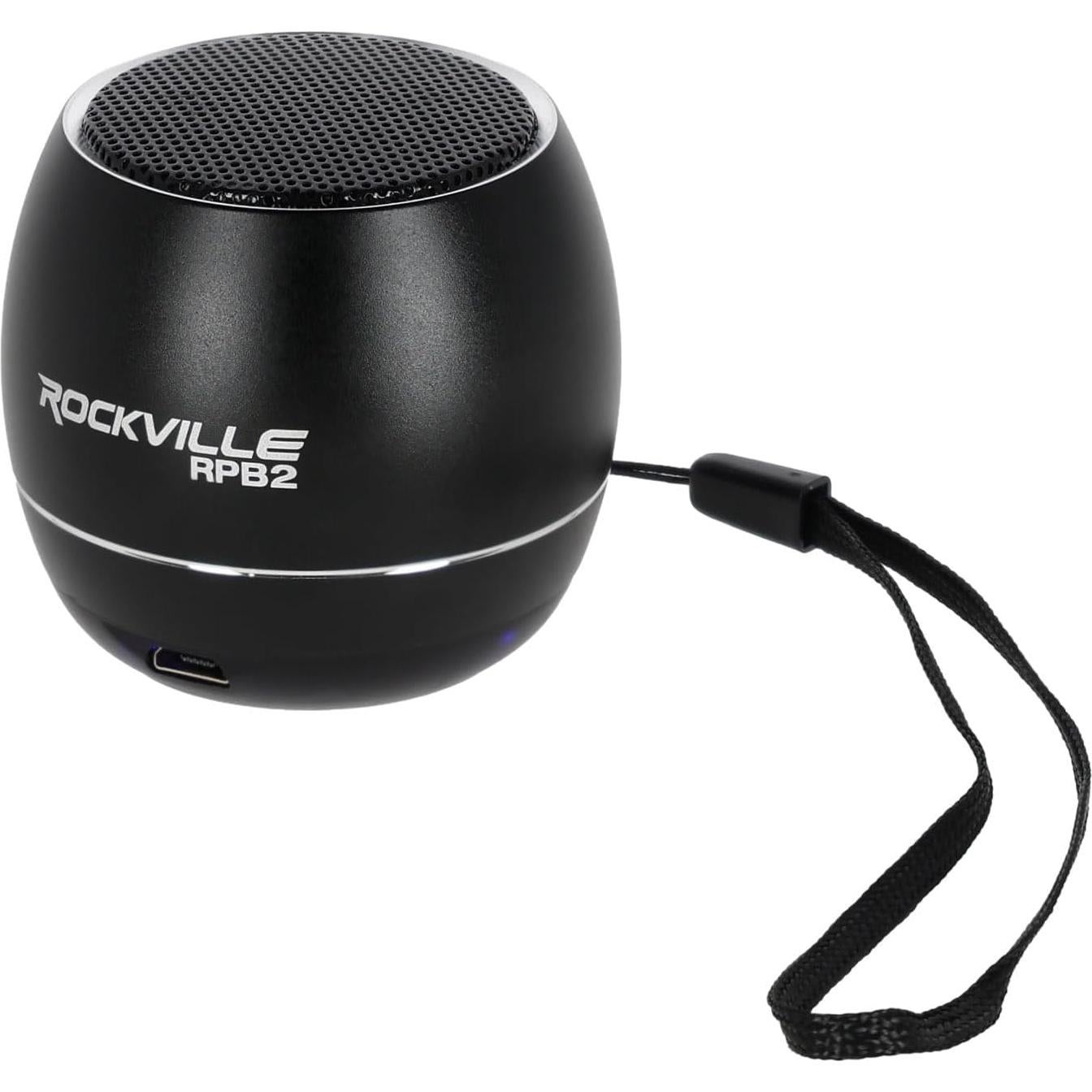 Altavoces Bluetooth Portátiles Rockville RPB3-Negro 5W TWS