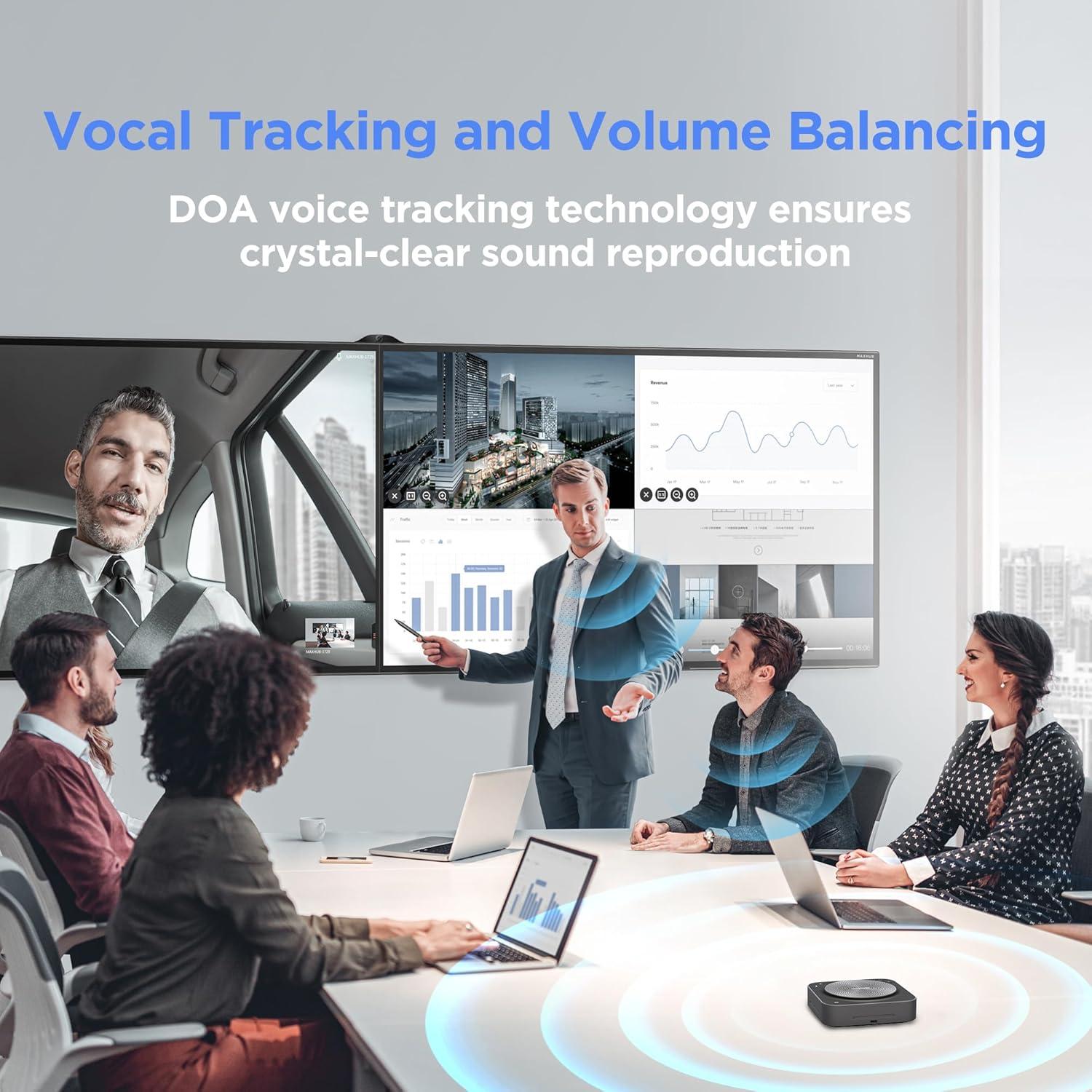 Micrófono Inalámbrico Bluetooth MAXHUB BM35 360° 6m