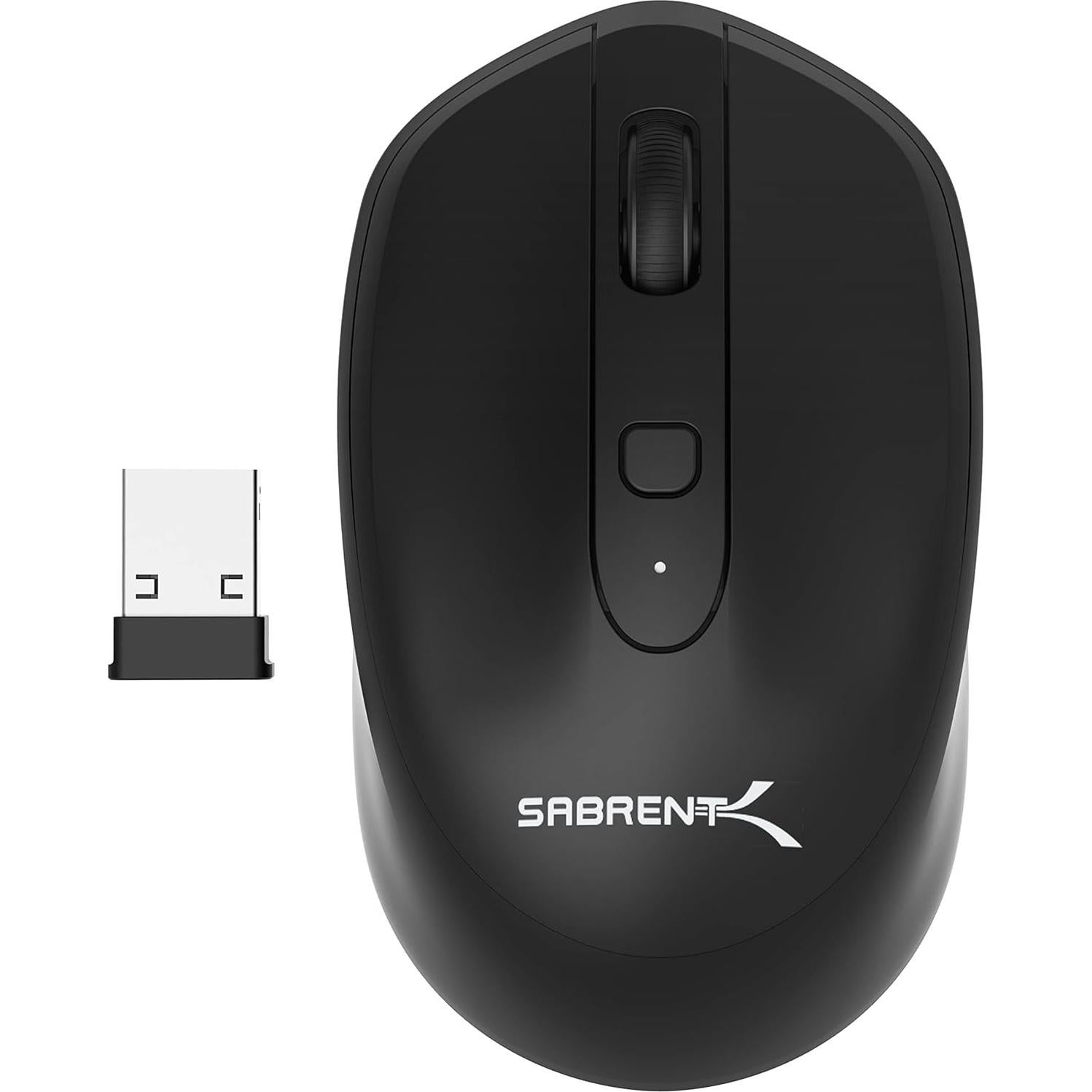 Ratón Inalámbrico Recargable SABRENT MS-RCWM 600mAh DPI Ajustable